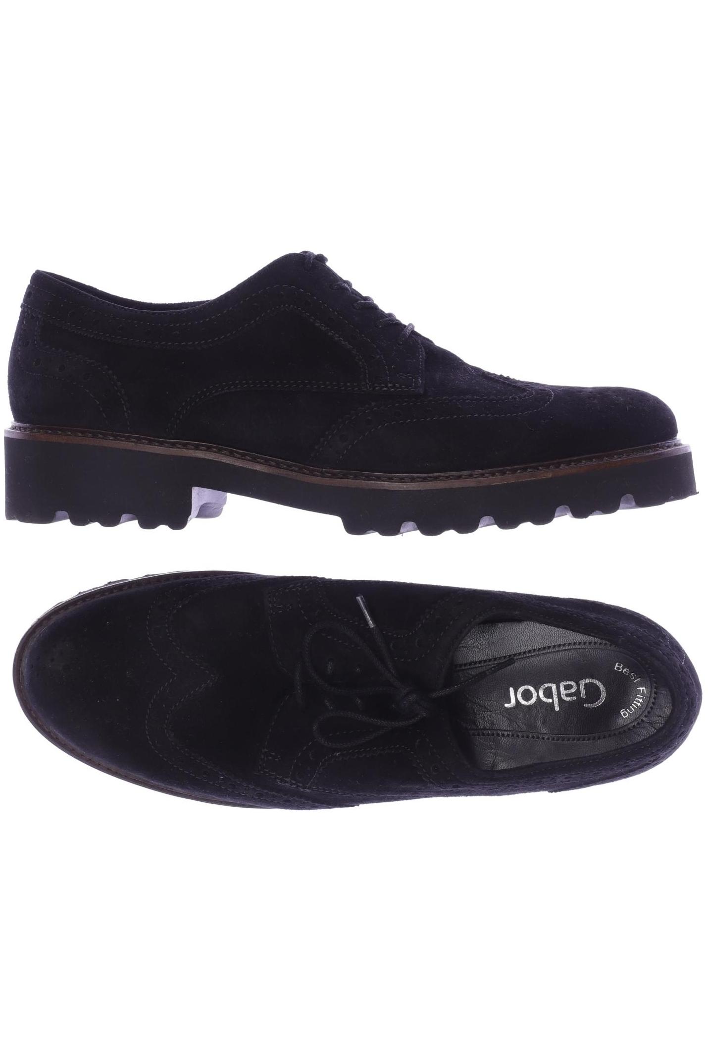 

Gabor Damen Halbschuh, schwarz, Gr. 5.5