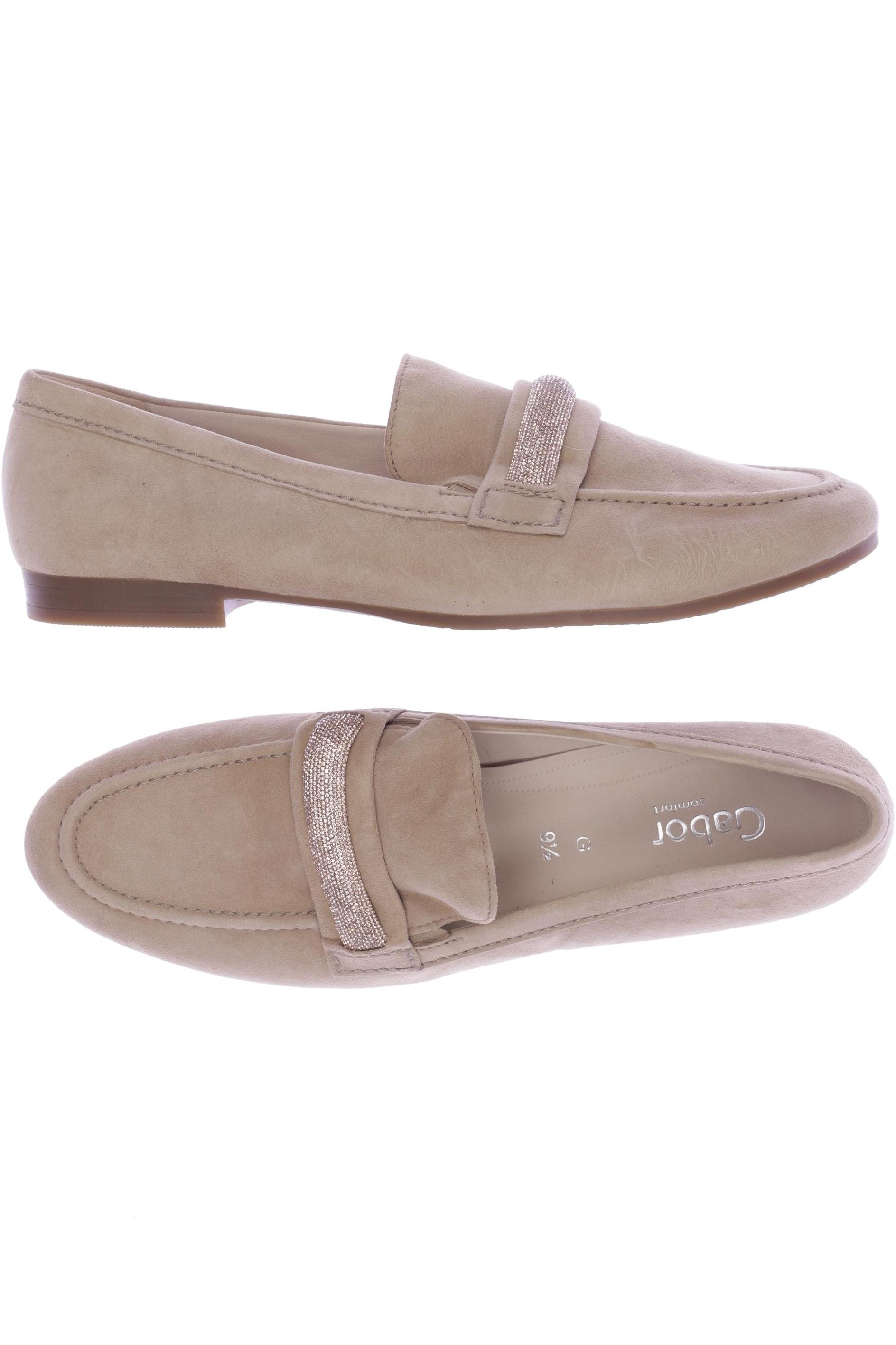 

Gabor Damen Halbschuh, beige, Gr. 9.5