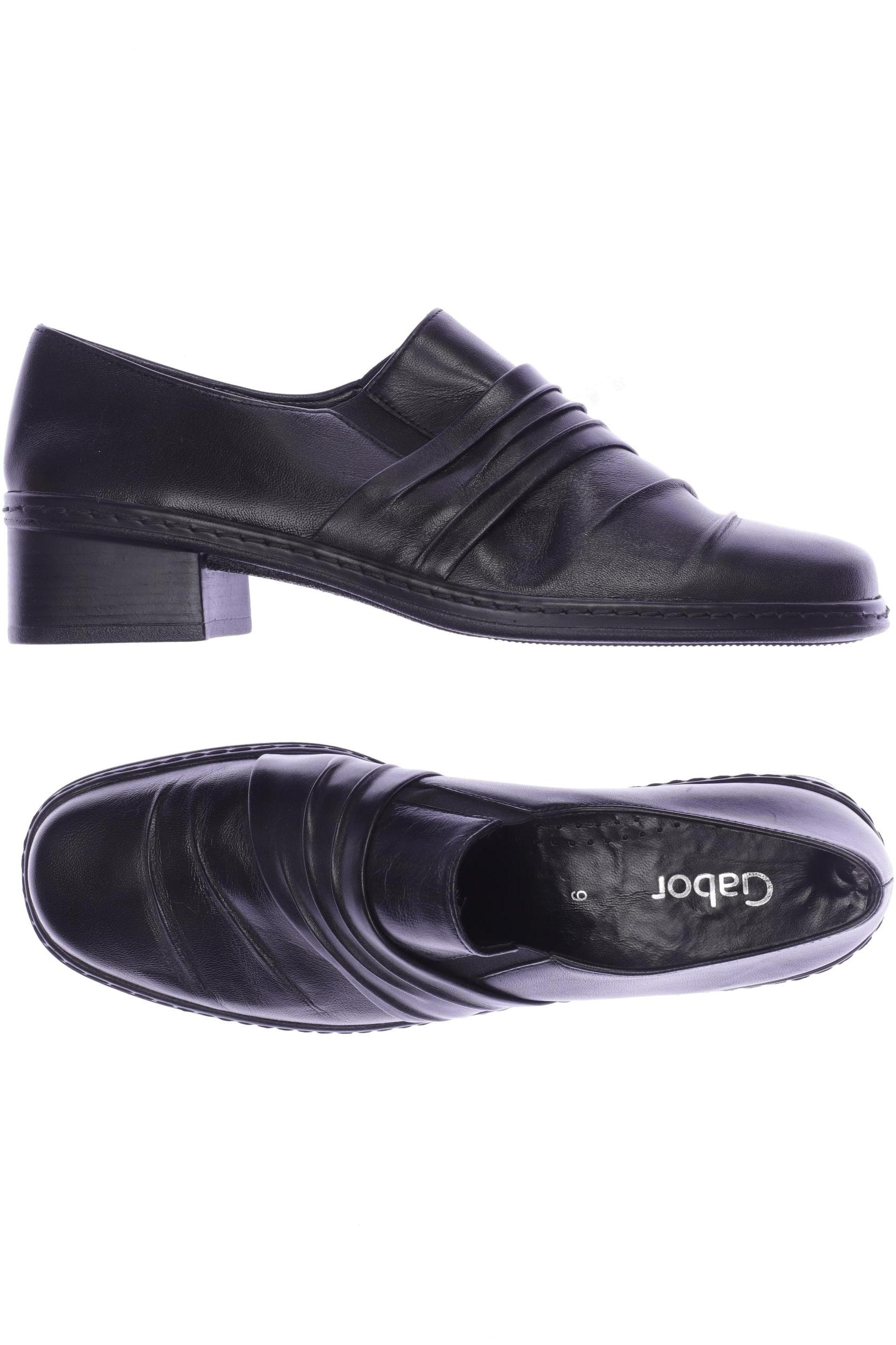 

Gabor Damen Halbschuh, schwarz, Gr. 9