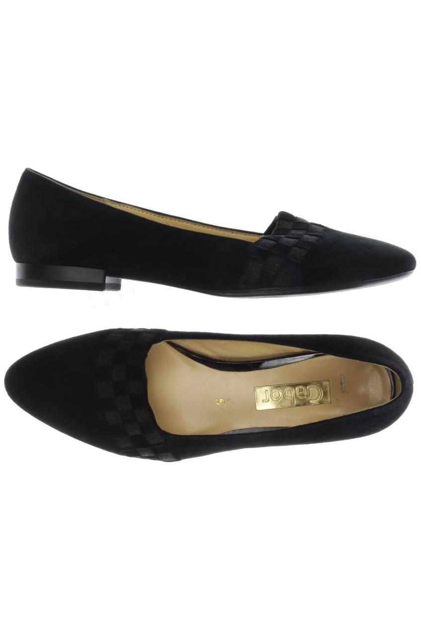 

Gabor Damen Halbschuh, schwarz, Gr. 5