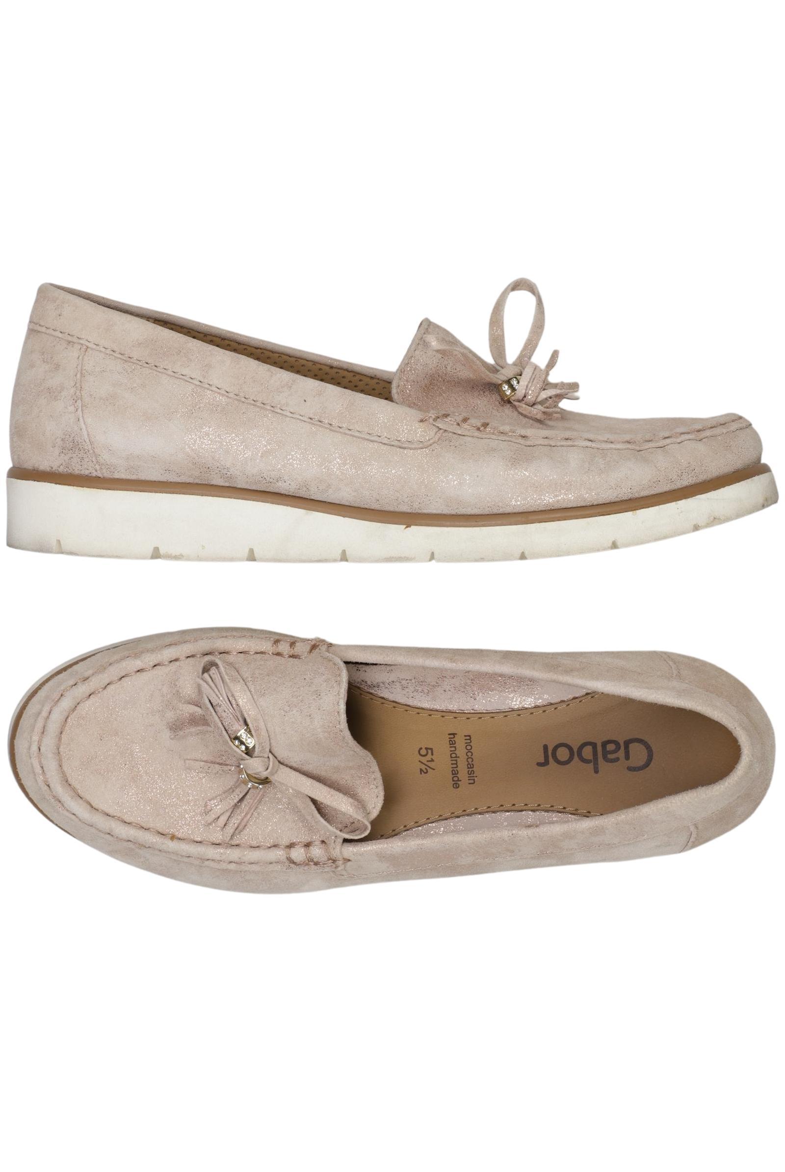 

Gabor Damen Halbschuh, beige, Gr. 5.5