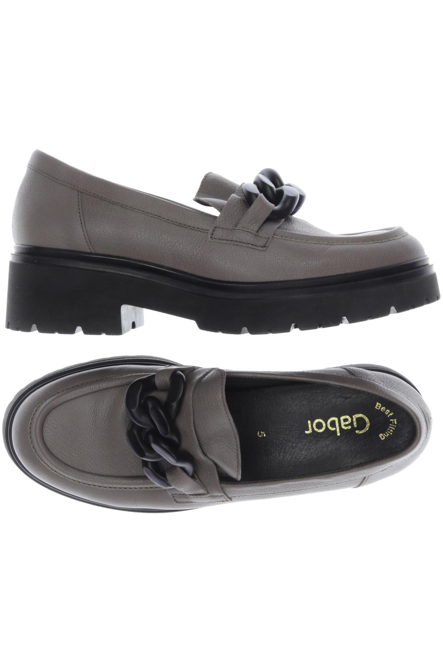 

Gabor Damen Halbschuh, grau, Gr. 5