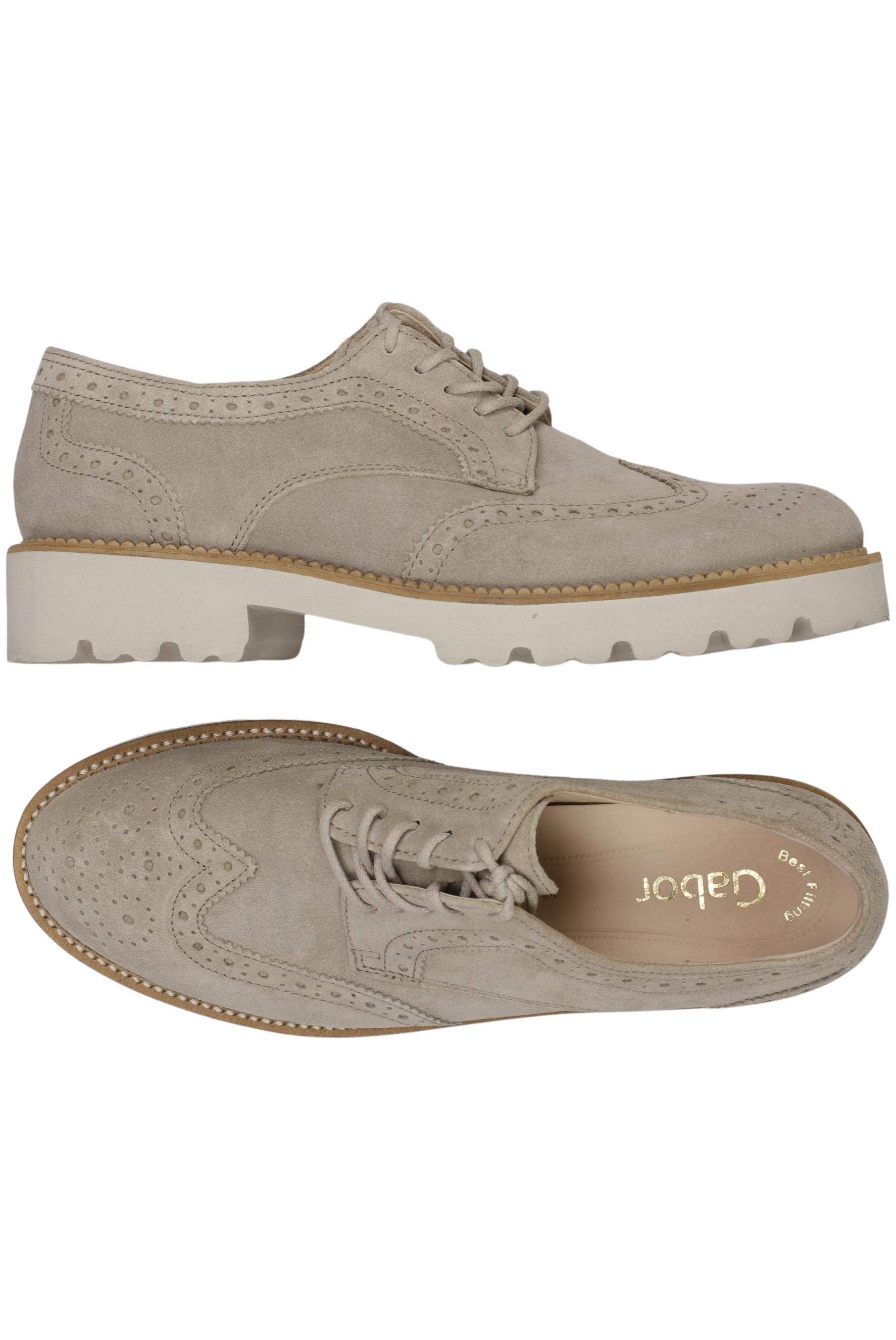 

Gabor Damen Halbschuh, beige, Gr. 5