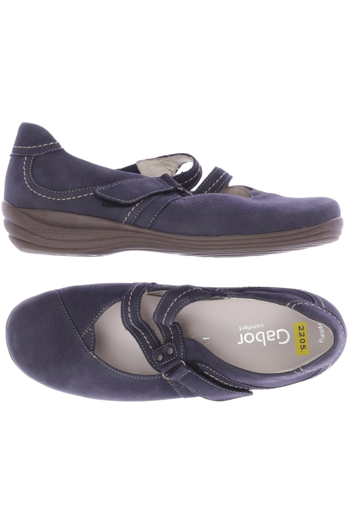 

Gabor Damen Halbschuh, blau, Gr. 5.5