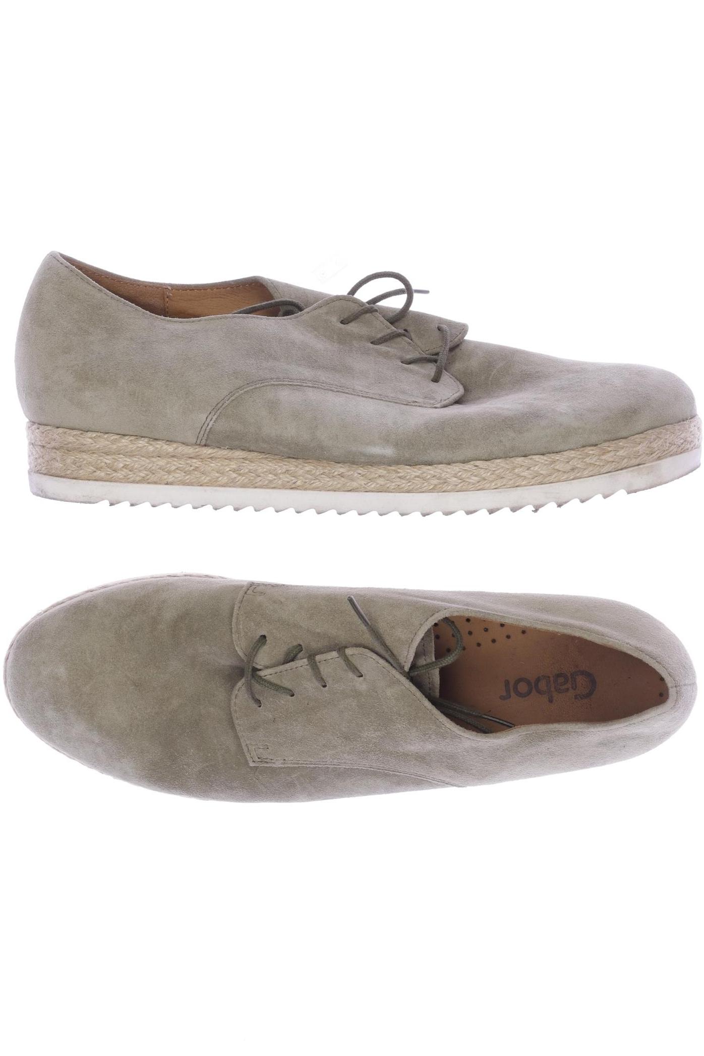 

Gabor Damen Halbschuh, hellgrün, Gr. 5.5