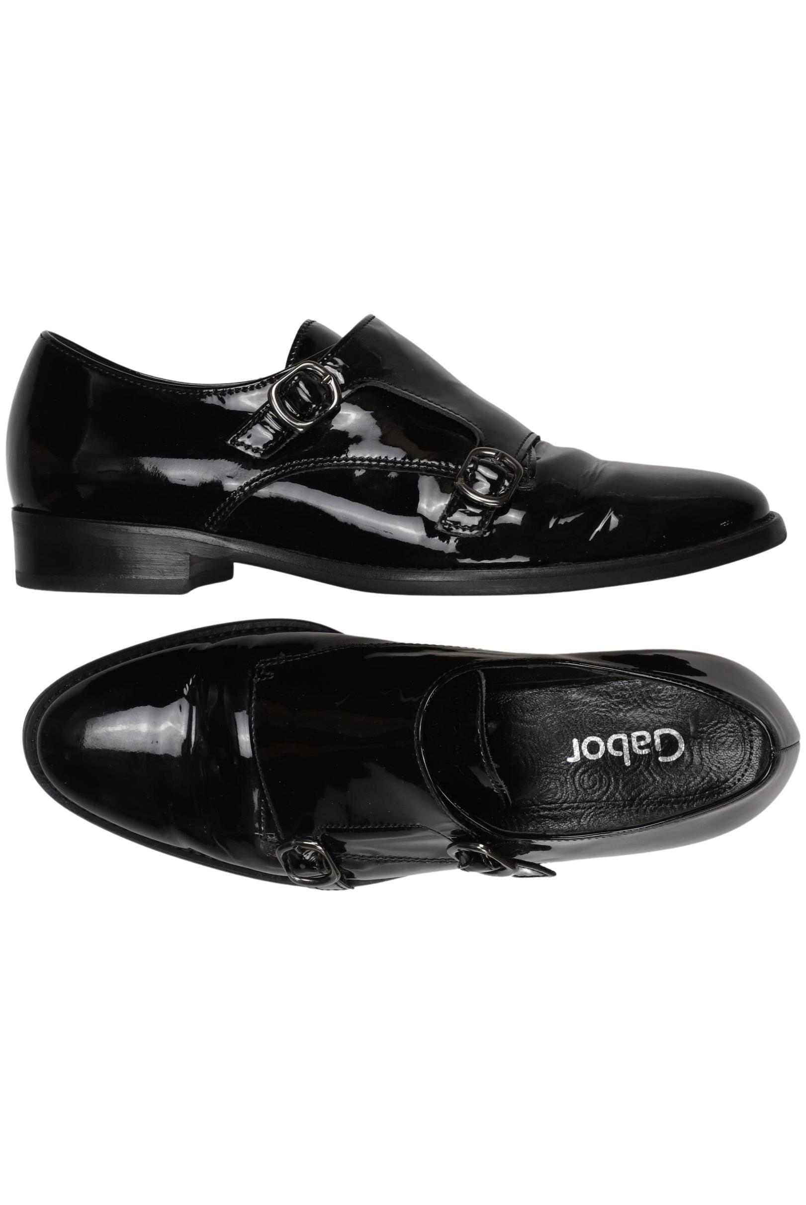 

Gabor Damen Halbschuh, schwarz, Gr. 4