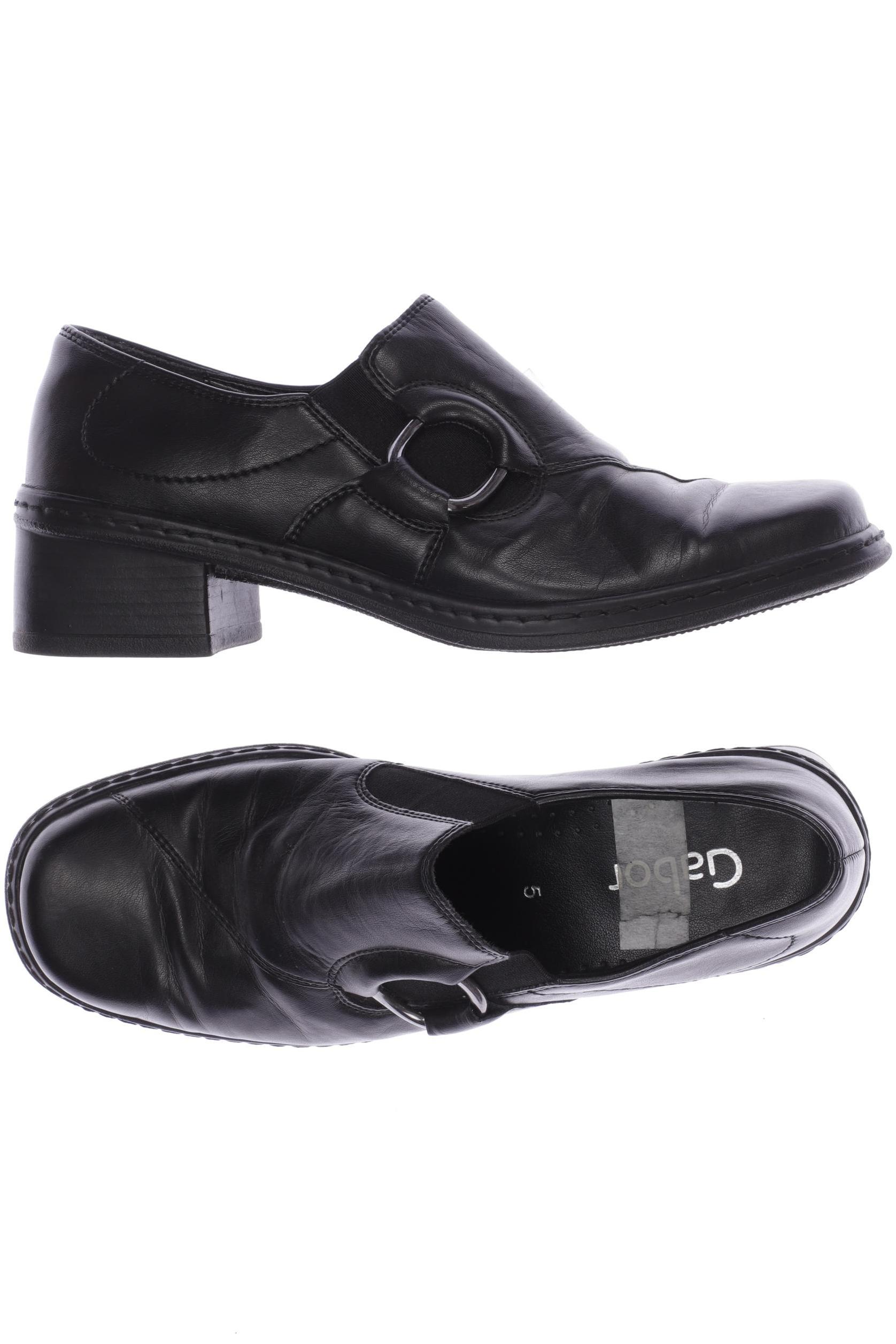

Gabor Damen Halbschuh, schwarz, Gr. 5