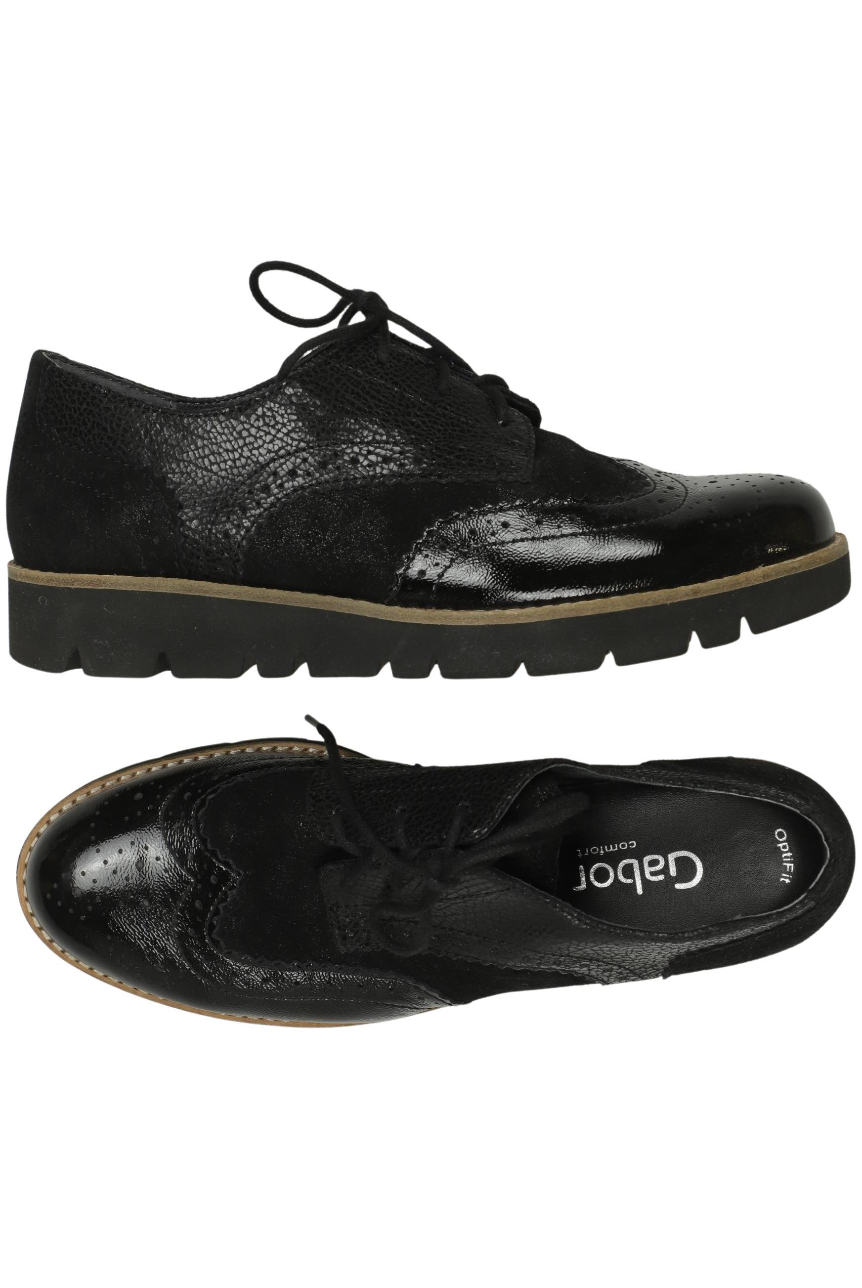 

Gabor Damen Halbschuh, schwarz, Gr. 3.5