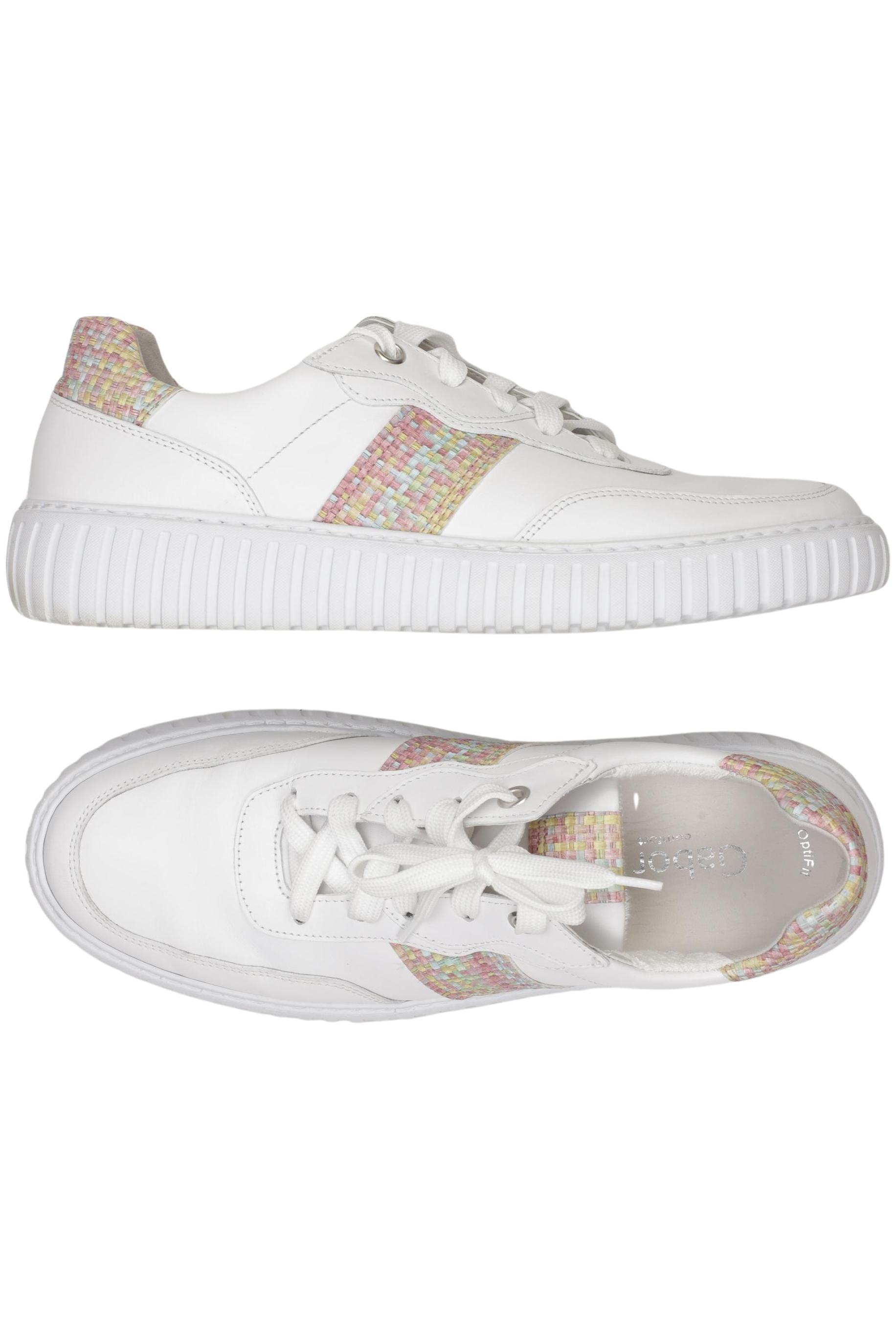 

Gabor Damen Halbschuh, weiß, Gr. 8.5