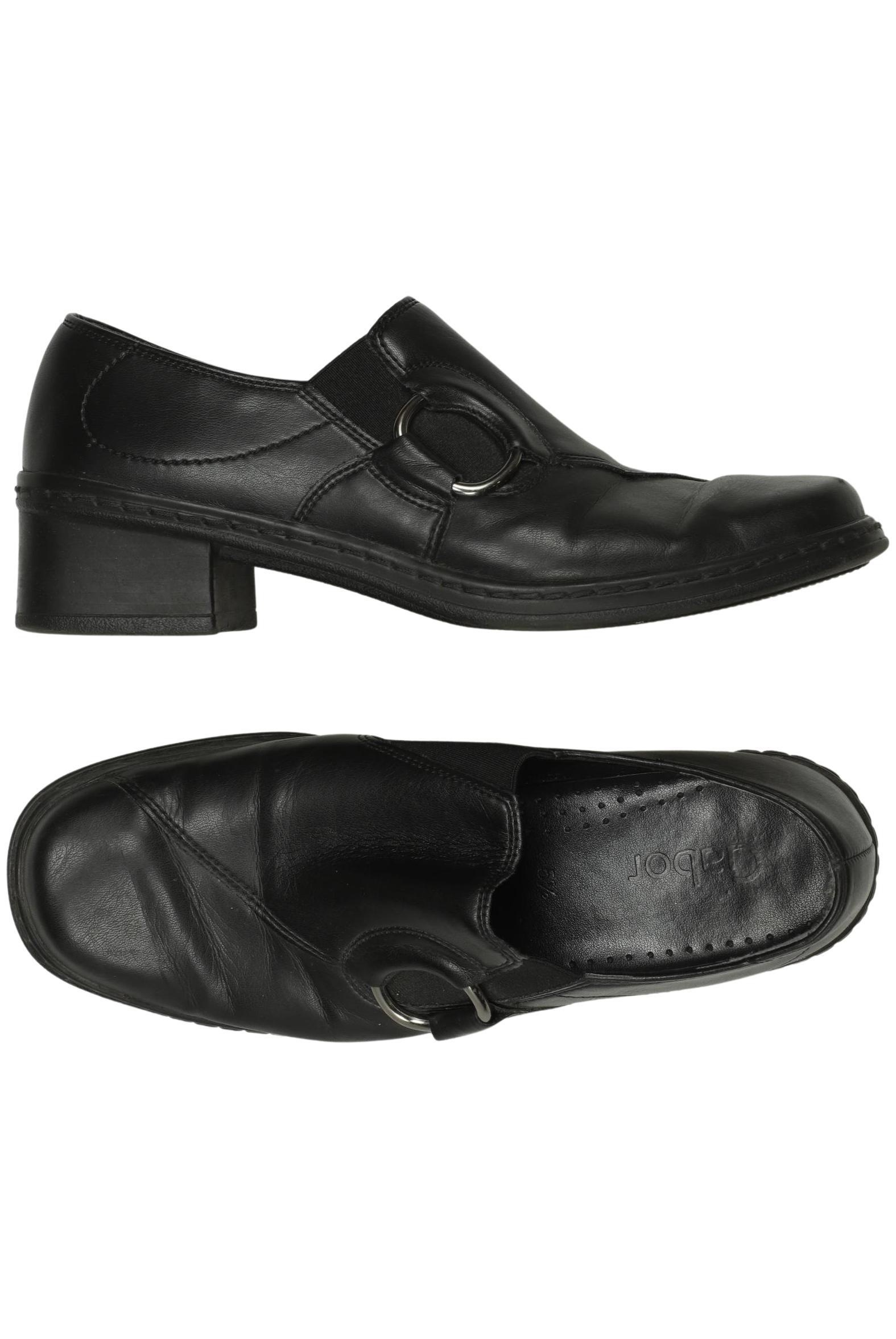

Gabor Damen Halbschuh, schwarz, Gr. 5.5