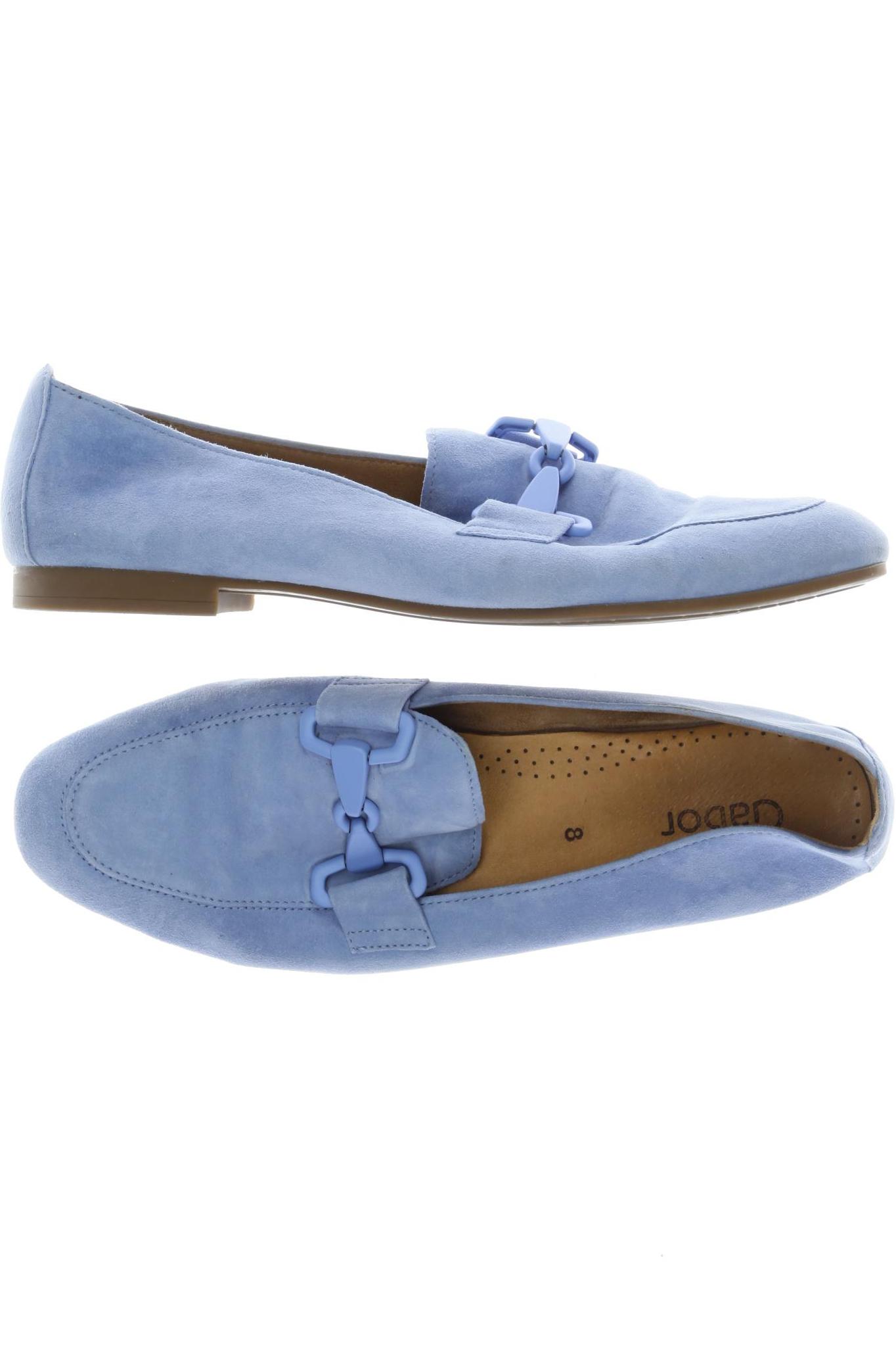 

Gabor Damen Halbschuh, blau, Gr. 8