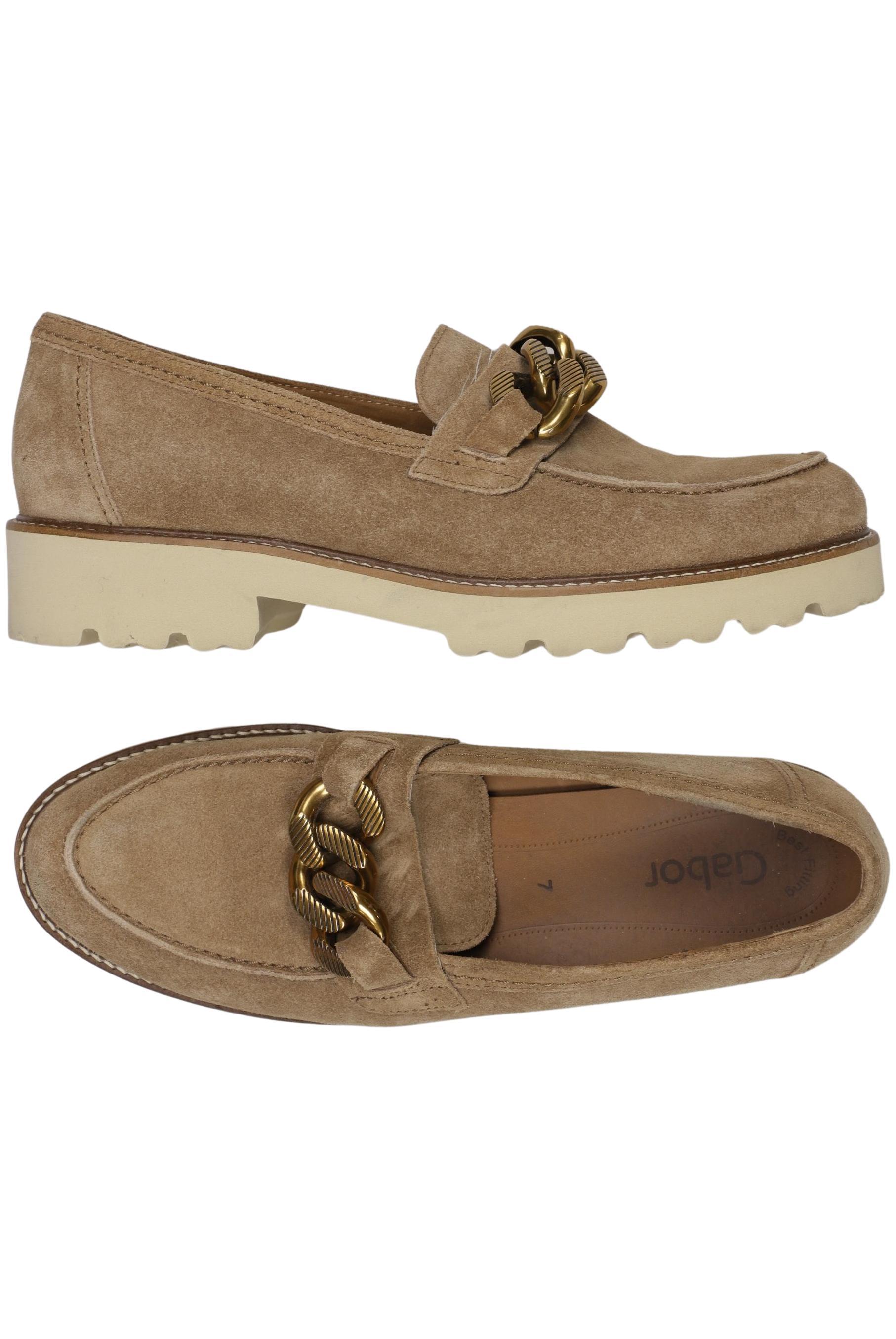 

Gabor Damen Halbschuh, beige, Gr. 7