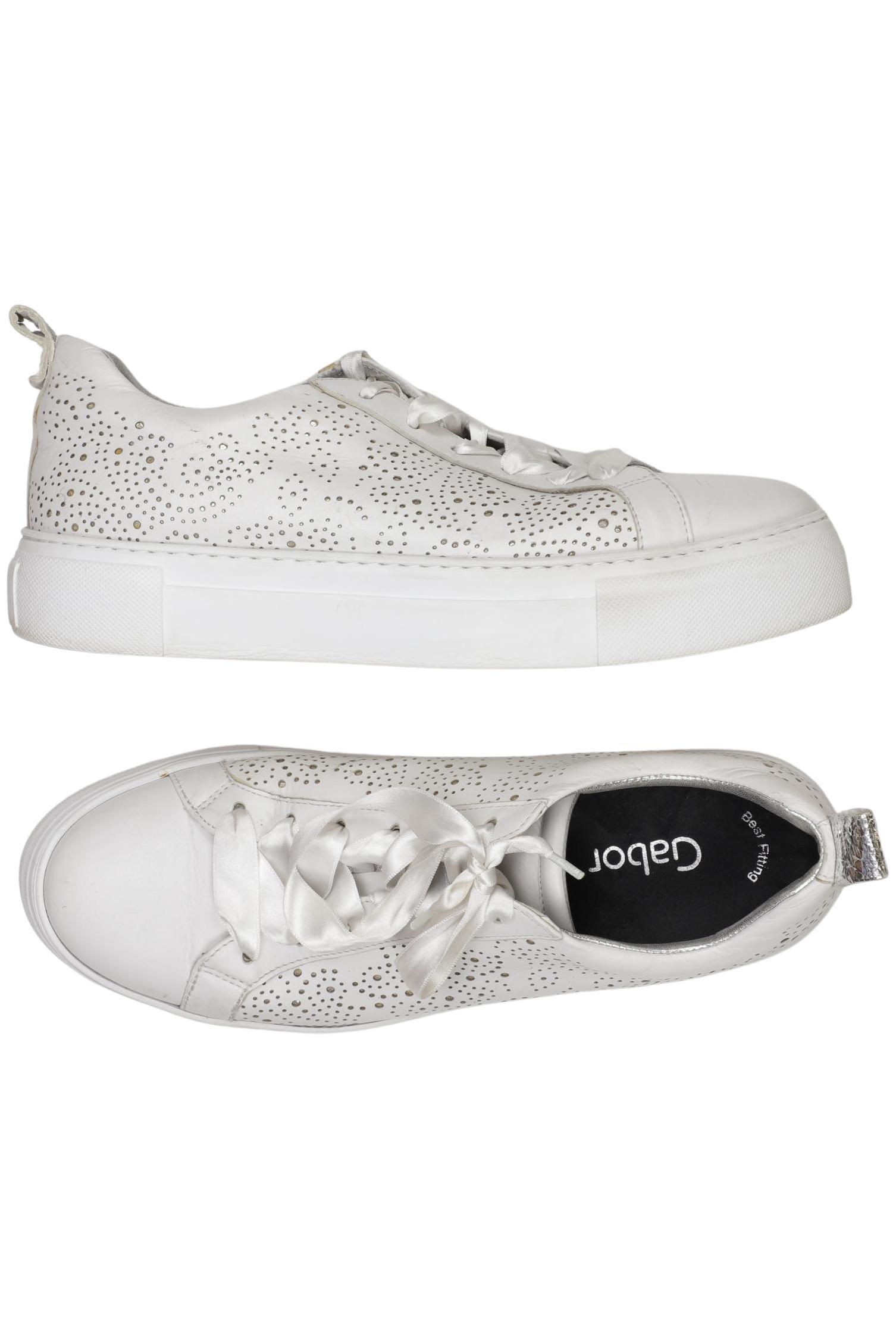 

Gabor Damen Halbschuh, weiß, Gr. 40