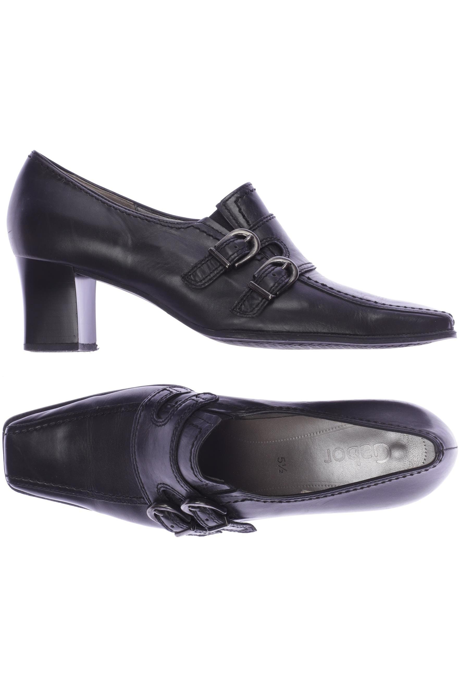 

Gabor Damen Halbschuh, schwarz, Gr. 5.5