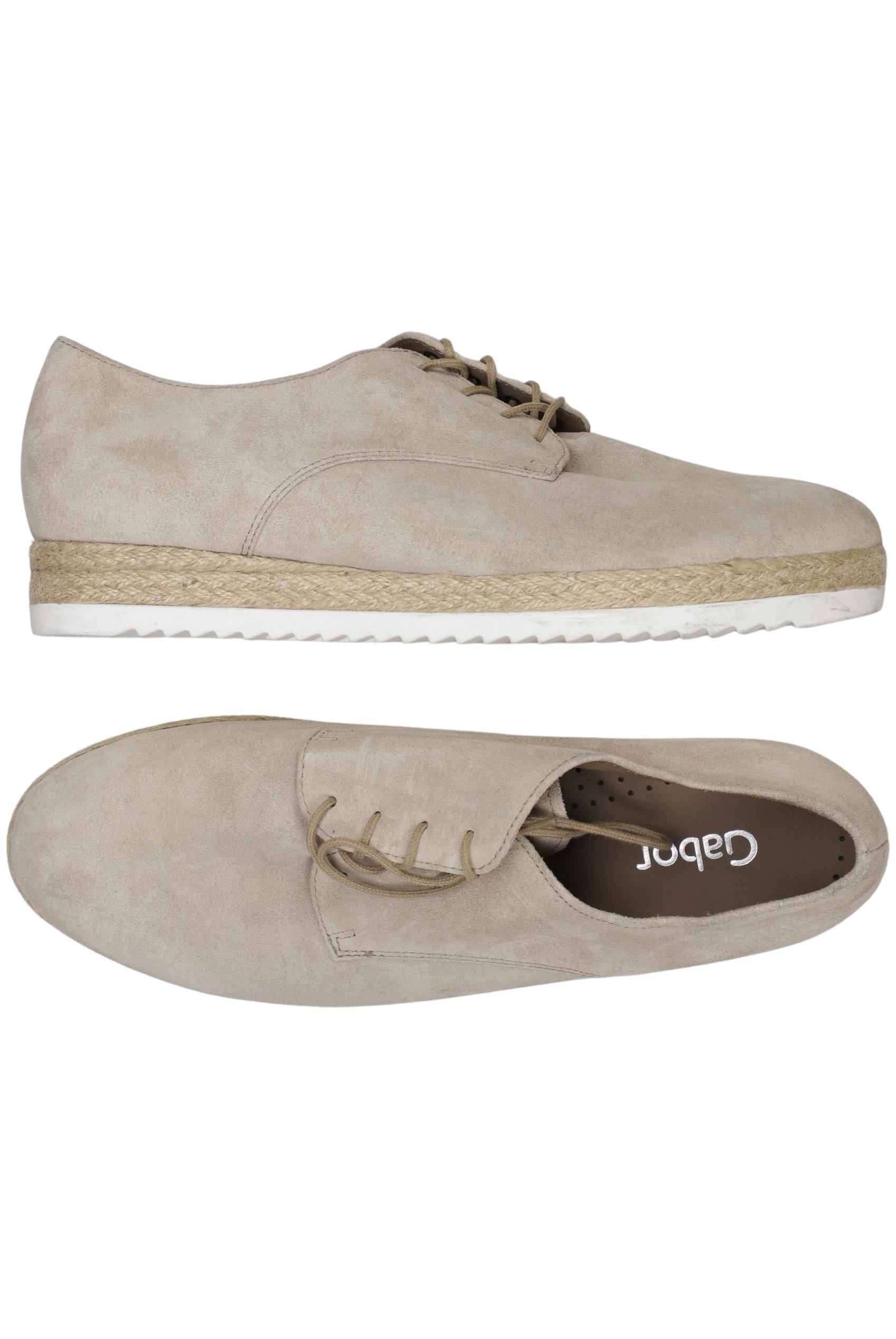 

Gabor Damen Halbschuh, beige, Gr. 6