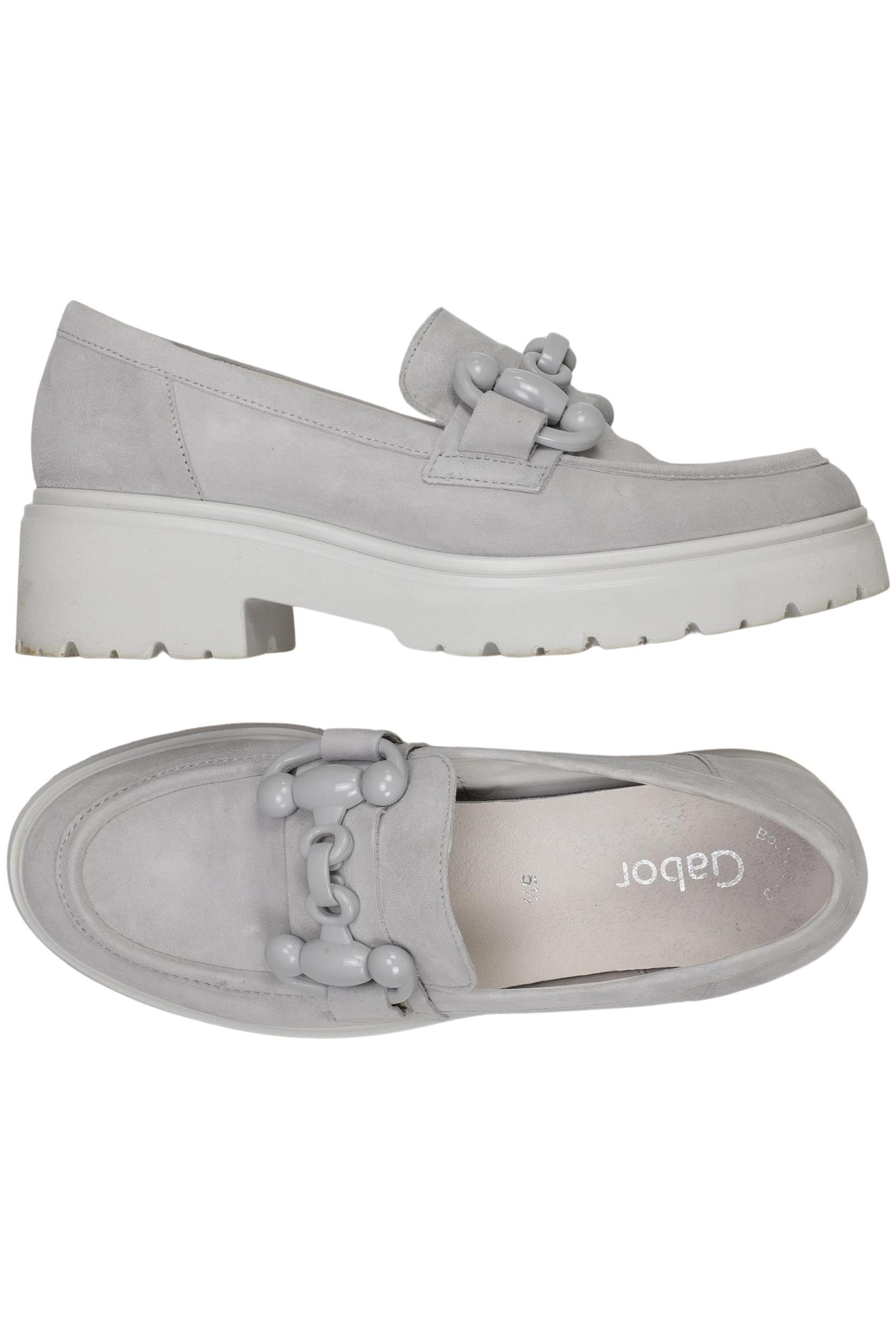 

Gabor Damen Halbschuh, grau, Gr. 5.5