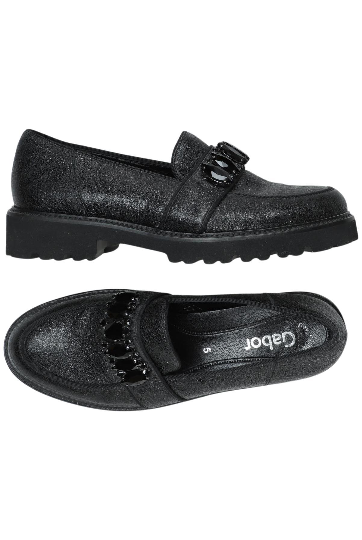 

Gabor Damen Halbschuh, schwarz, Gr. 5