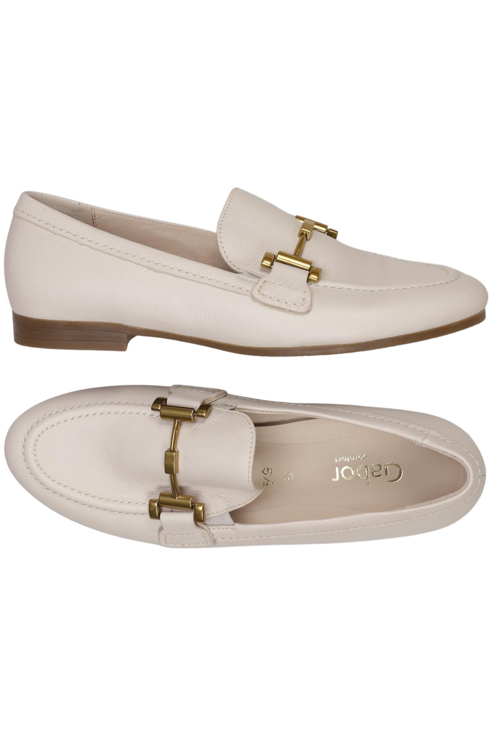 

Gabor Damen Halbschuh, cremeweiß, Gr. 5.5