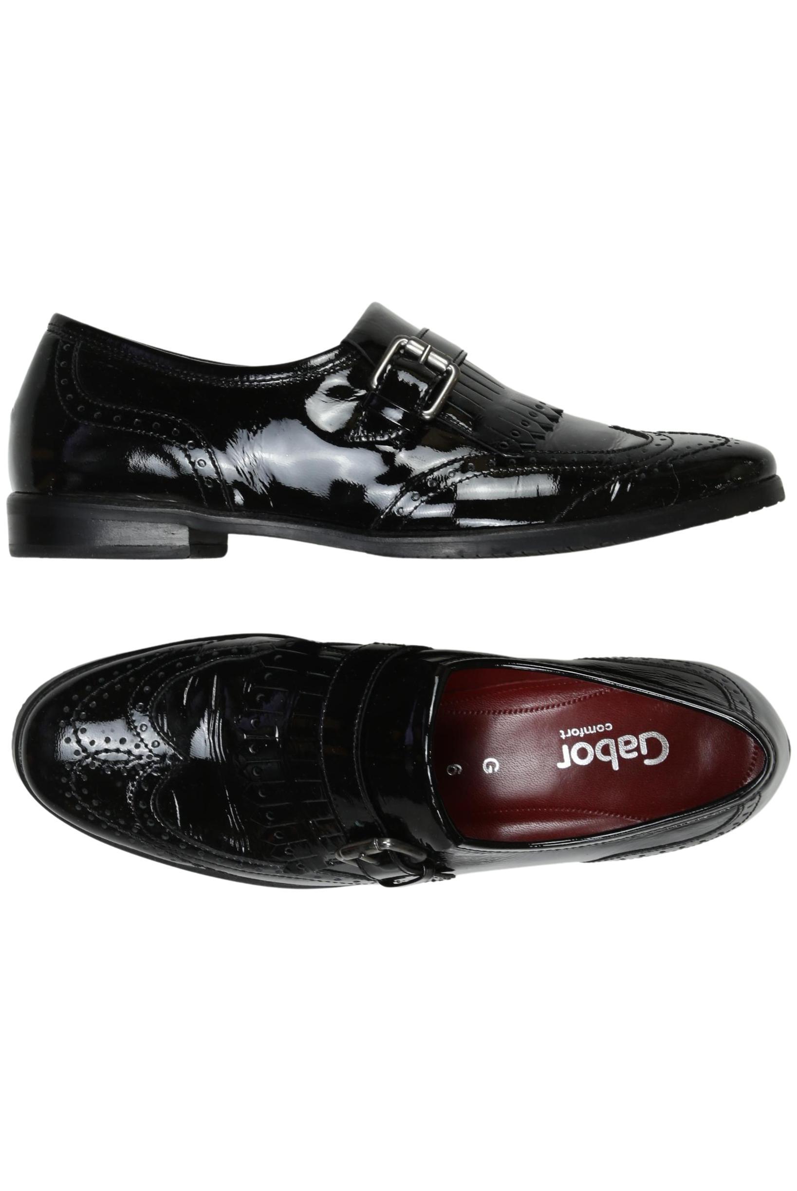 

Gabor Damen Halbschuh, schwarz, Gr. 6