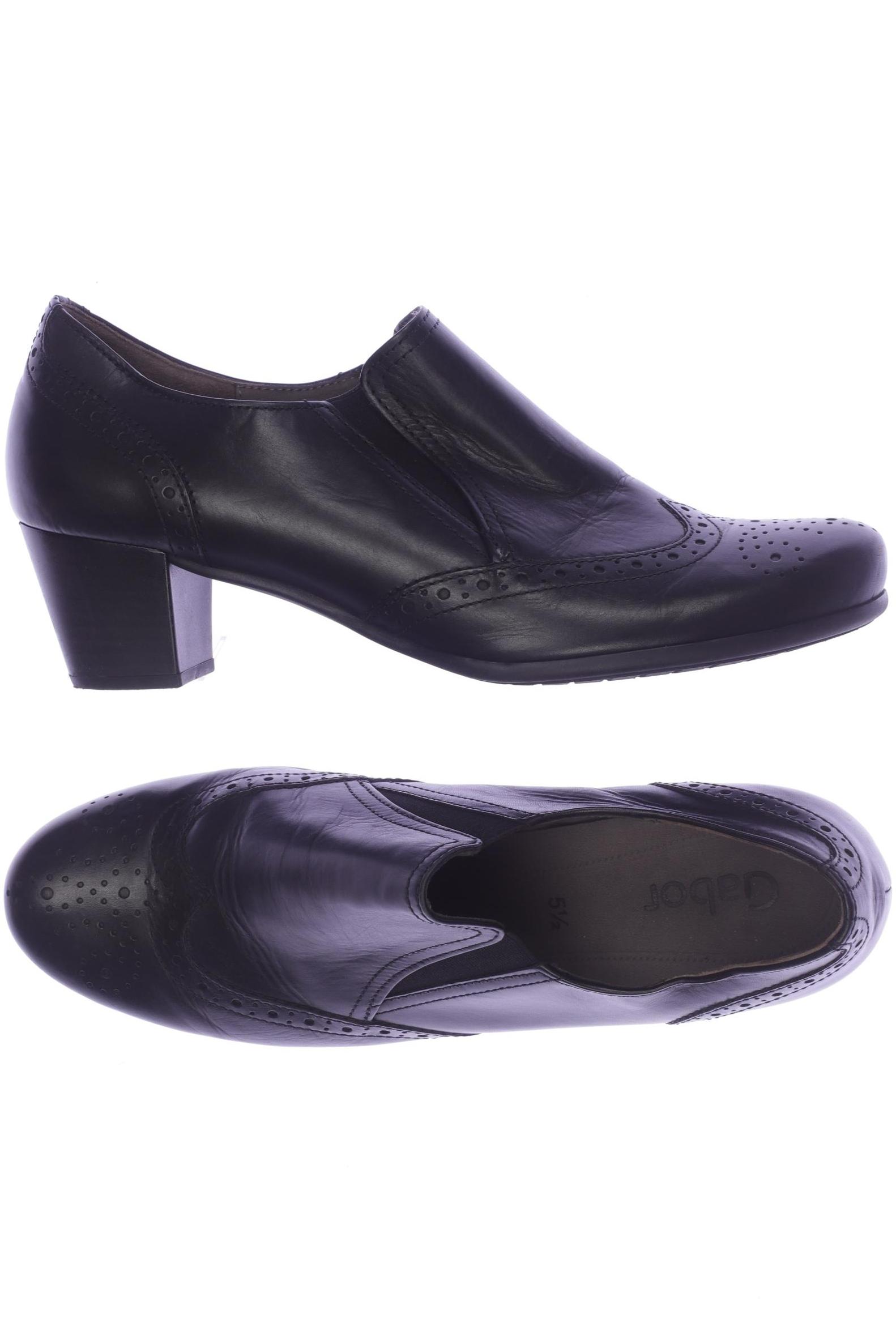 

Gabor Damen Halbschuh, schwarz, Gr. 5.5