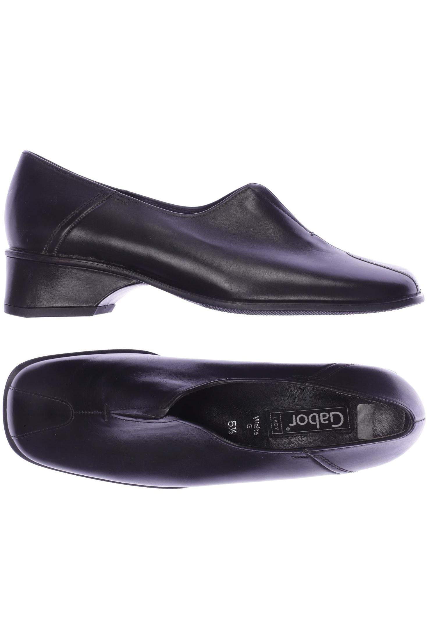 

Gabor Damen Halbschuh, schwarz, Gr. 5.5