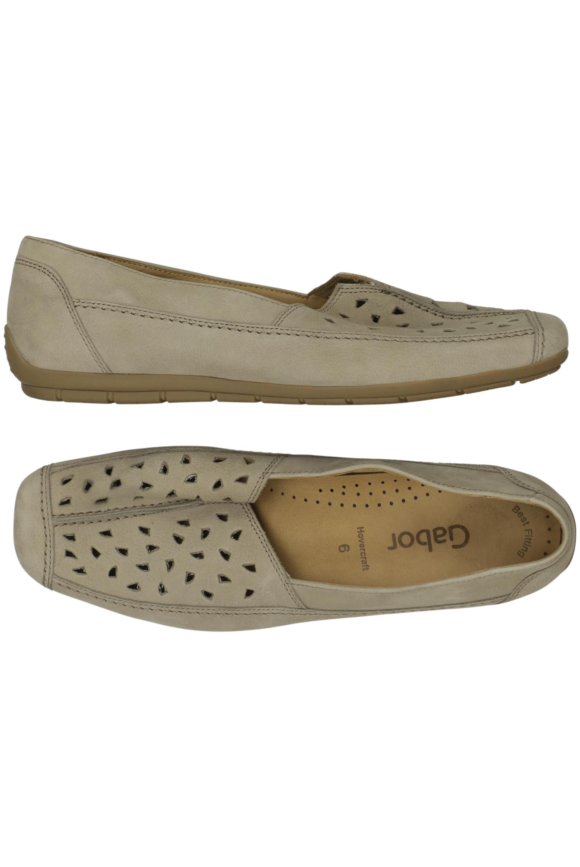 

Gabor Damen Halbschuh, beige, Gr. 6