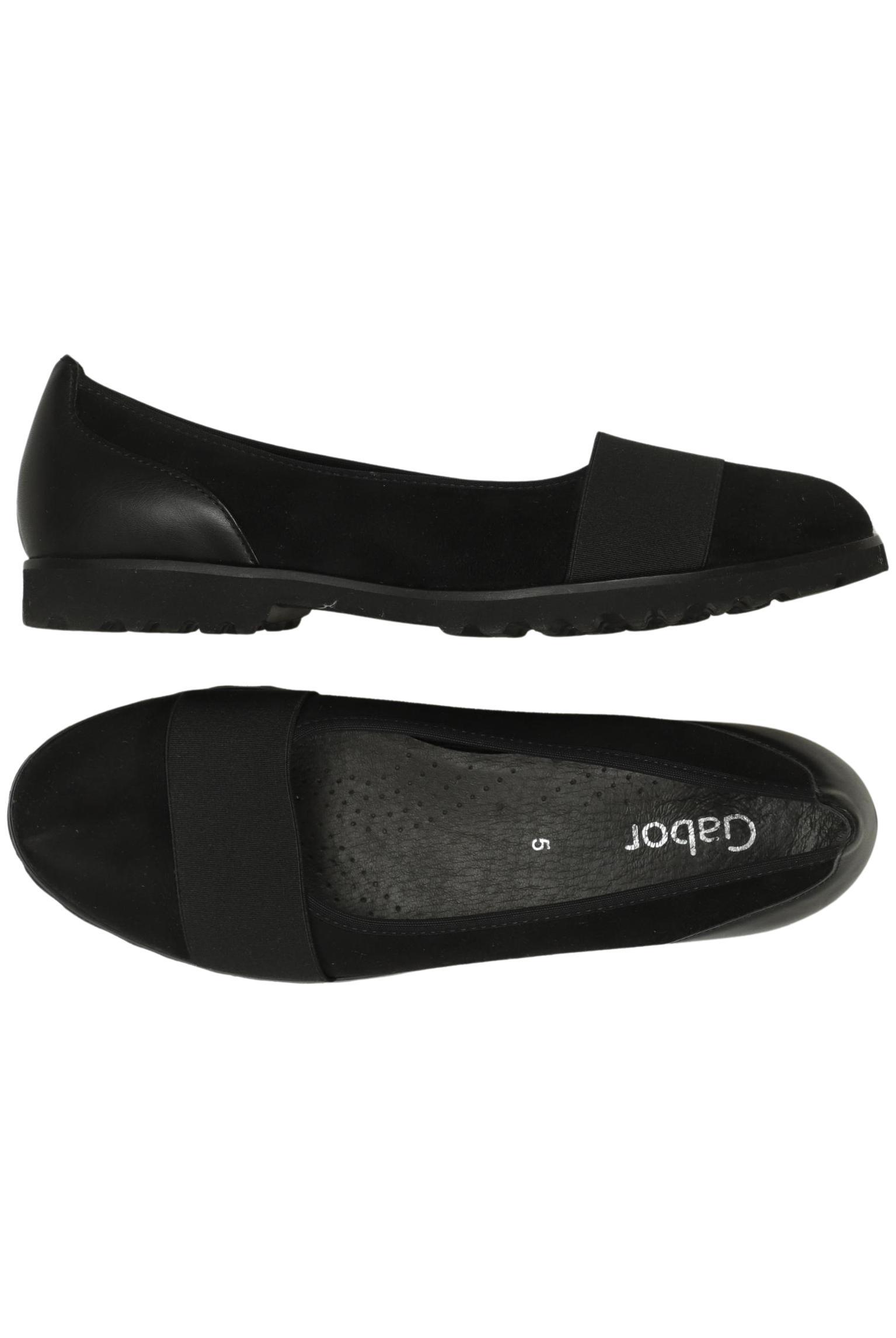 

Gabor Damen Halbschuh, schwarz, Gr. 5