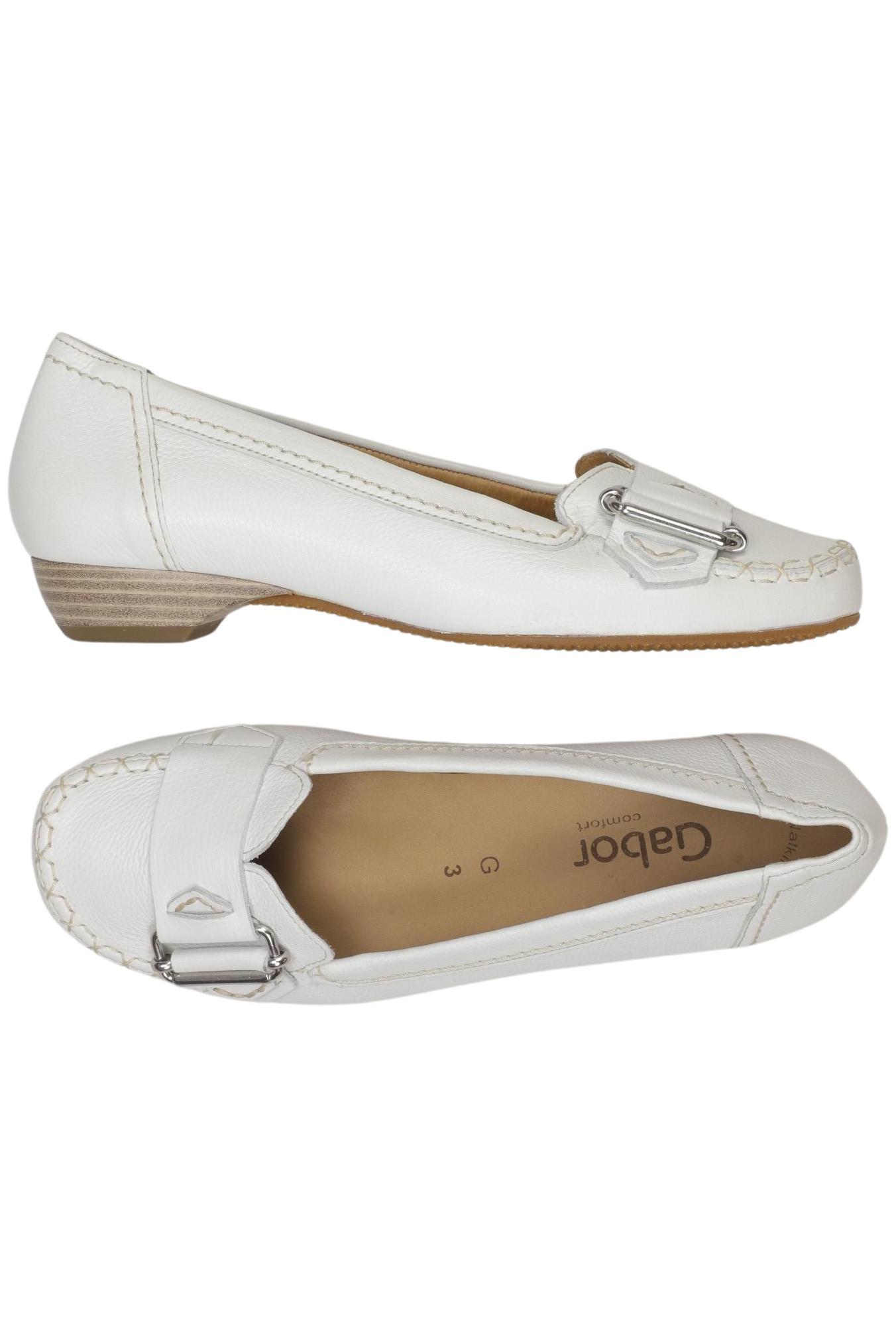 

Gabor Damen Halbschuh, weiß, Gr. 3