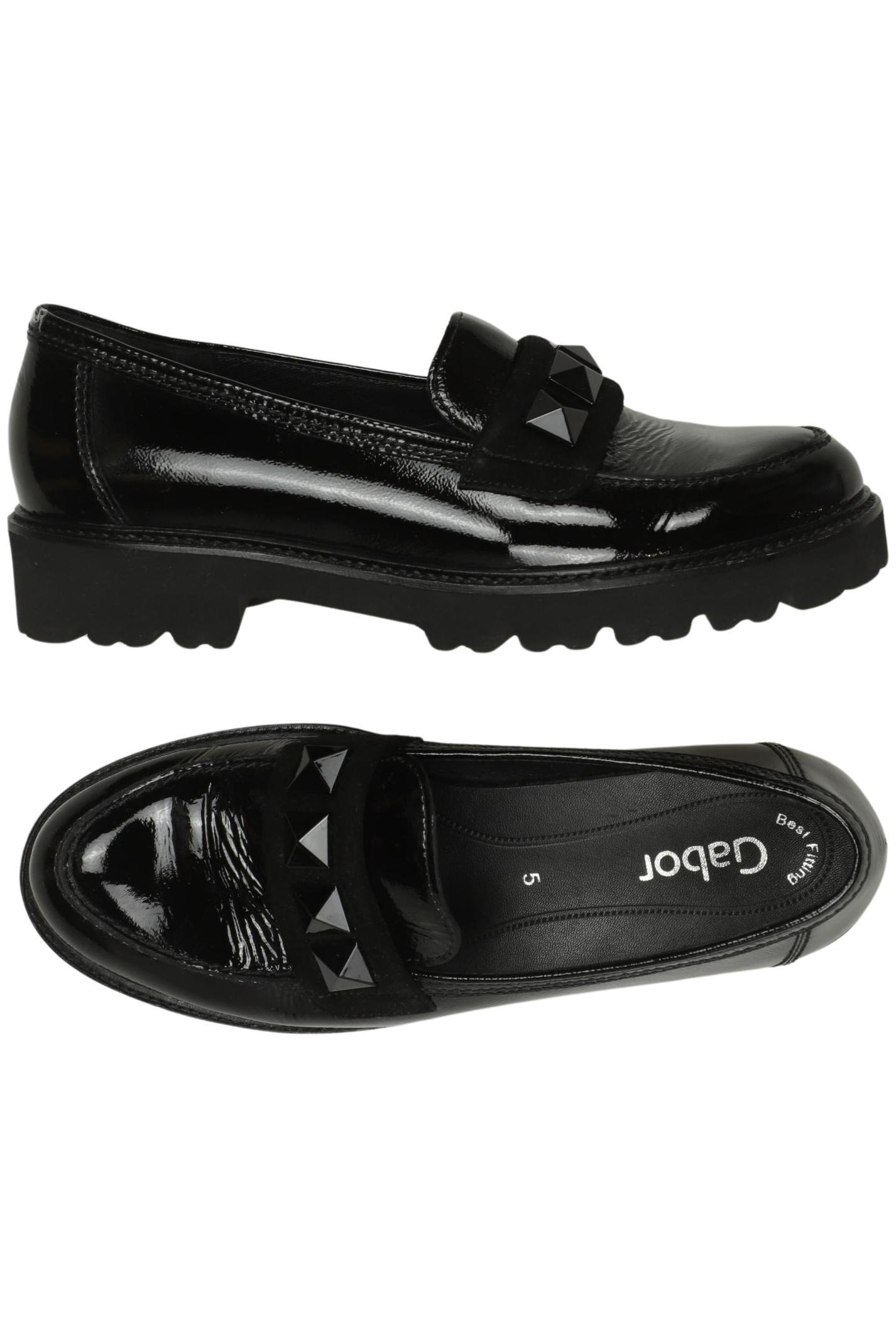 

Gabor Damen Halbschuh, schwarz, Gr. 5