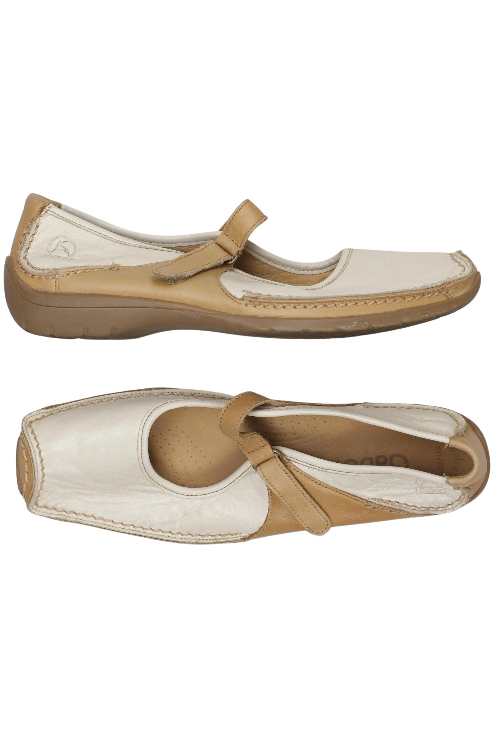 

Gabor Damen Halbschuh, beige, Gr. 6