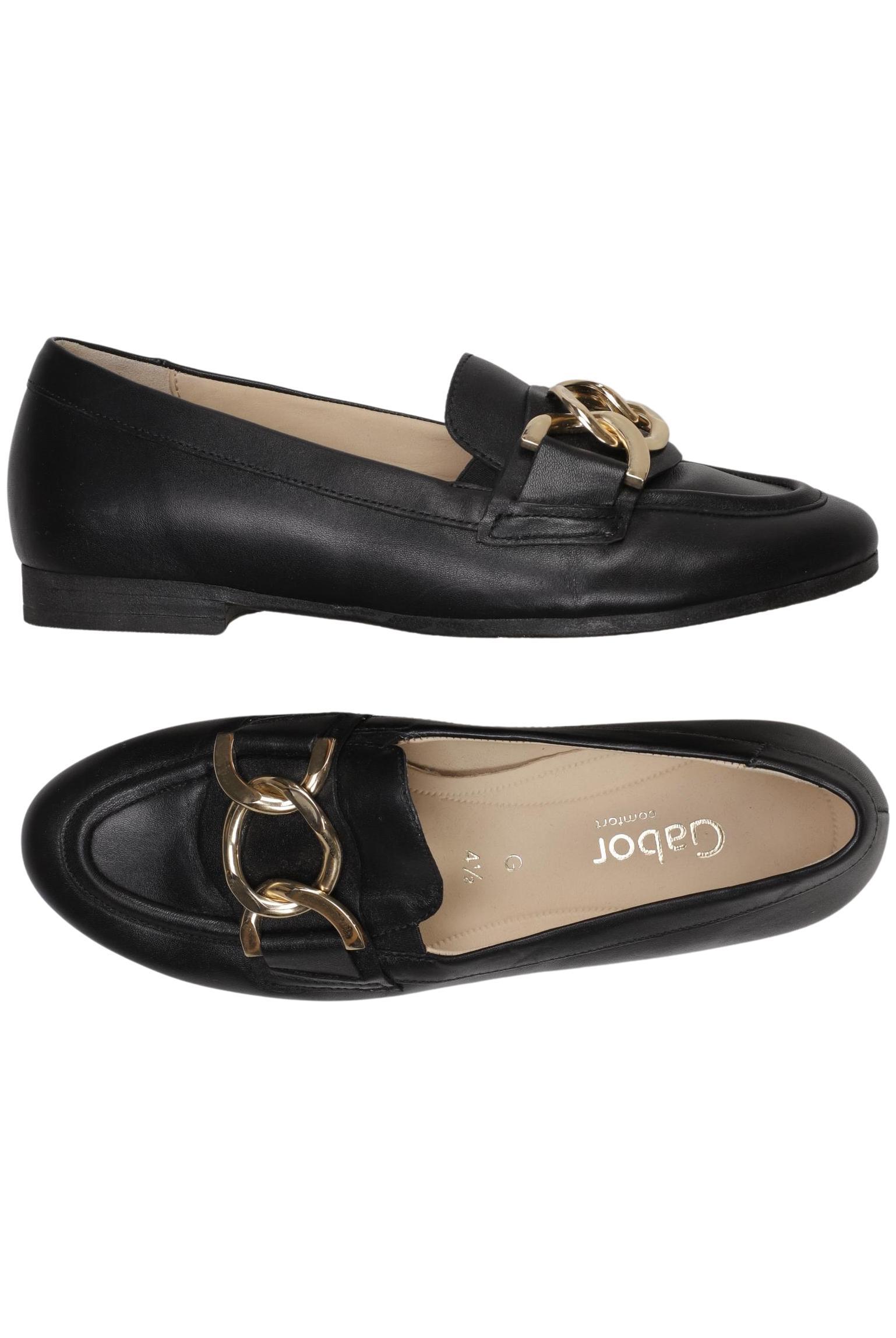 

Gabor Damen Halbschuh, schwarz, Gr. 4.5