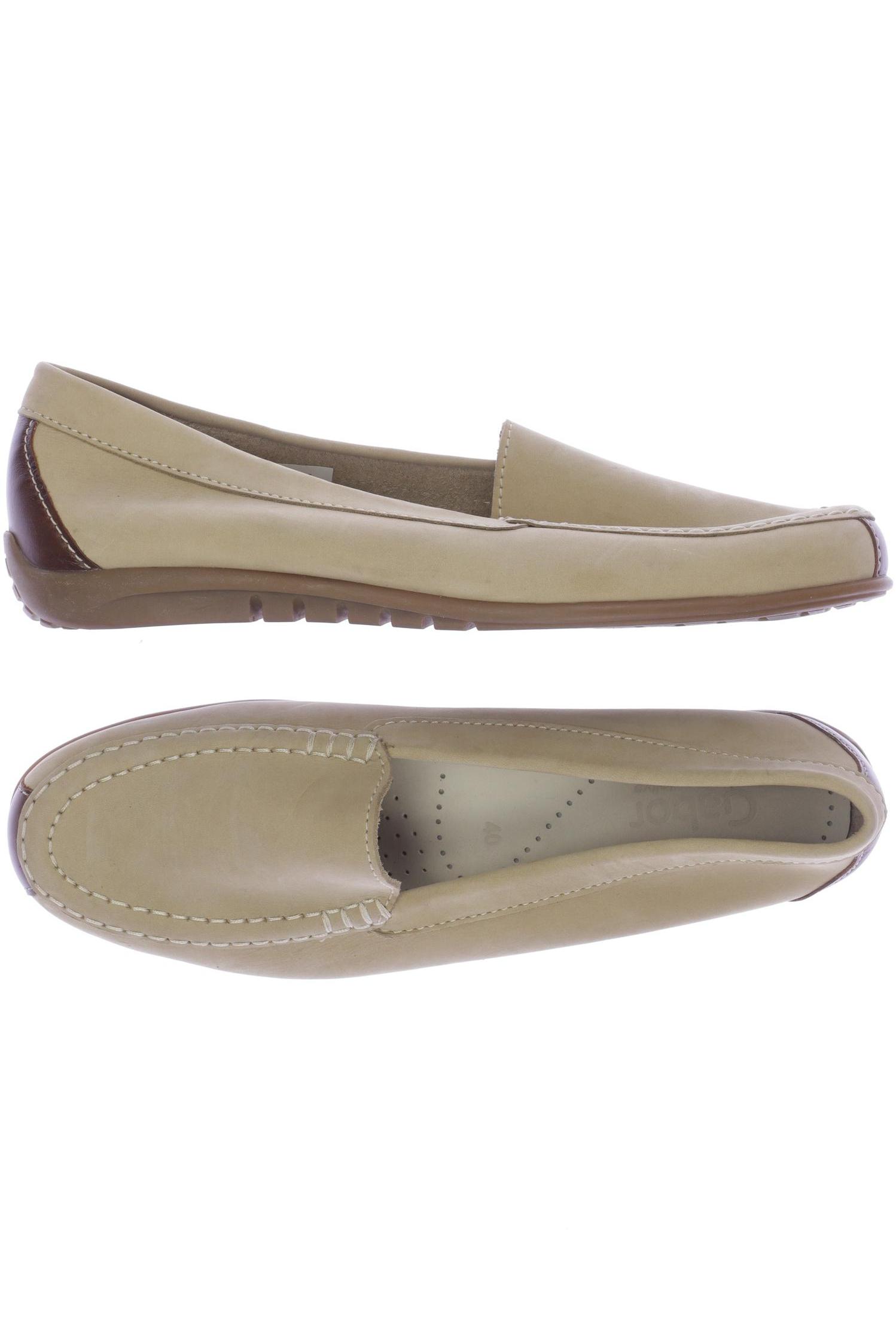

Gabor Damen Halbschuh, beige, Gr. 40