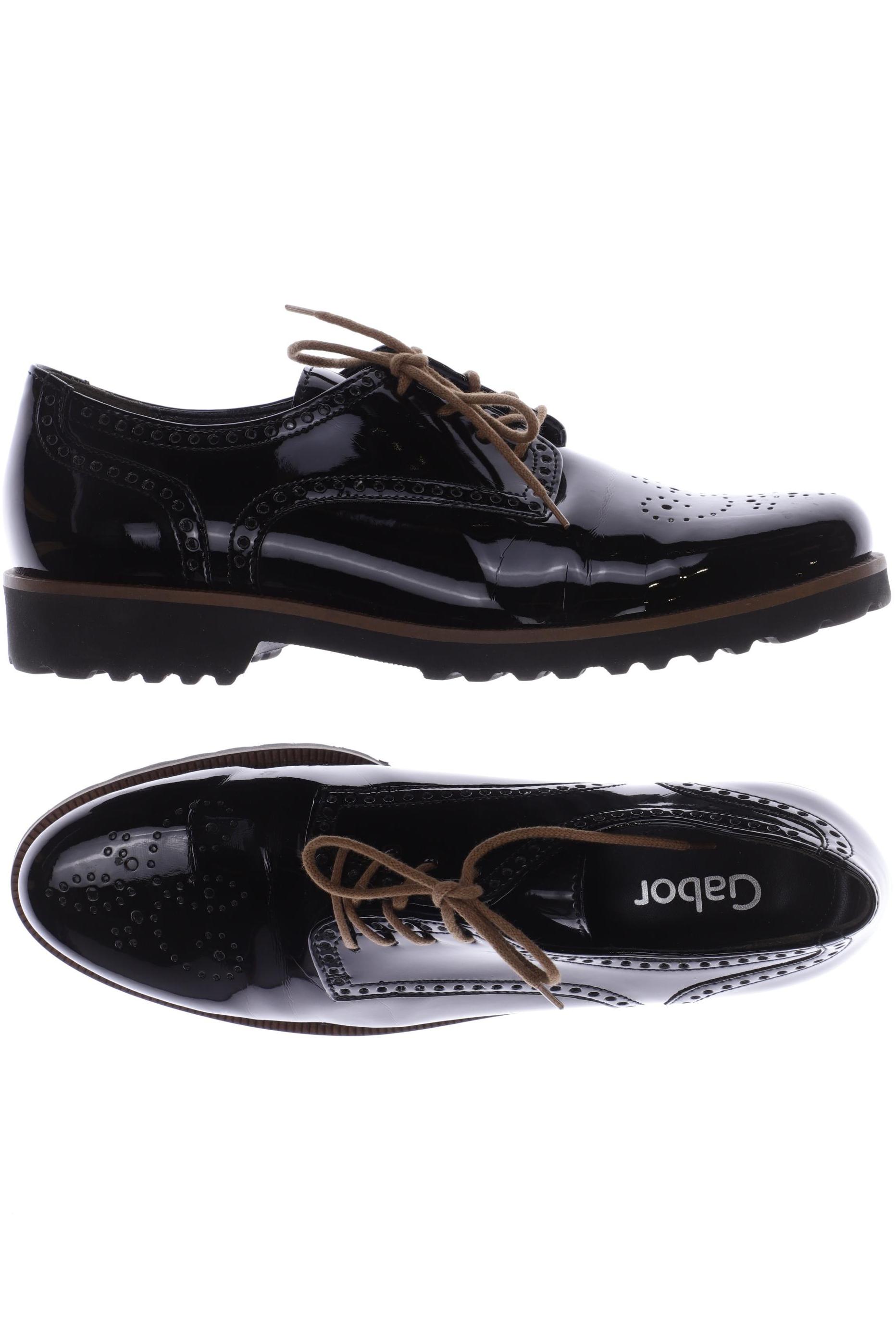 

Gabor Damen Halbschuh, schwarz, Gr. 6