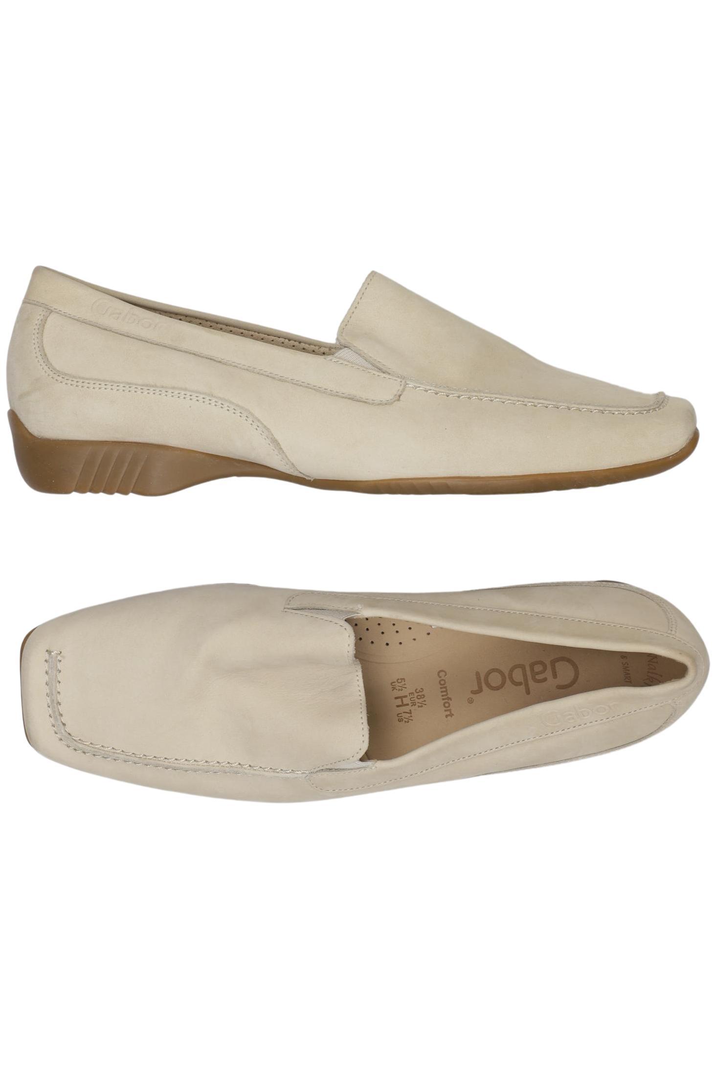 

Gabor Damen Halbschuh, beige, Gr. 38.5