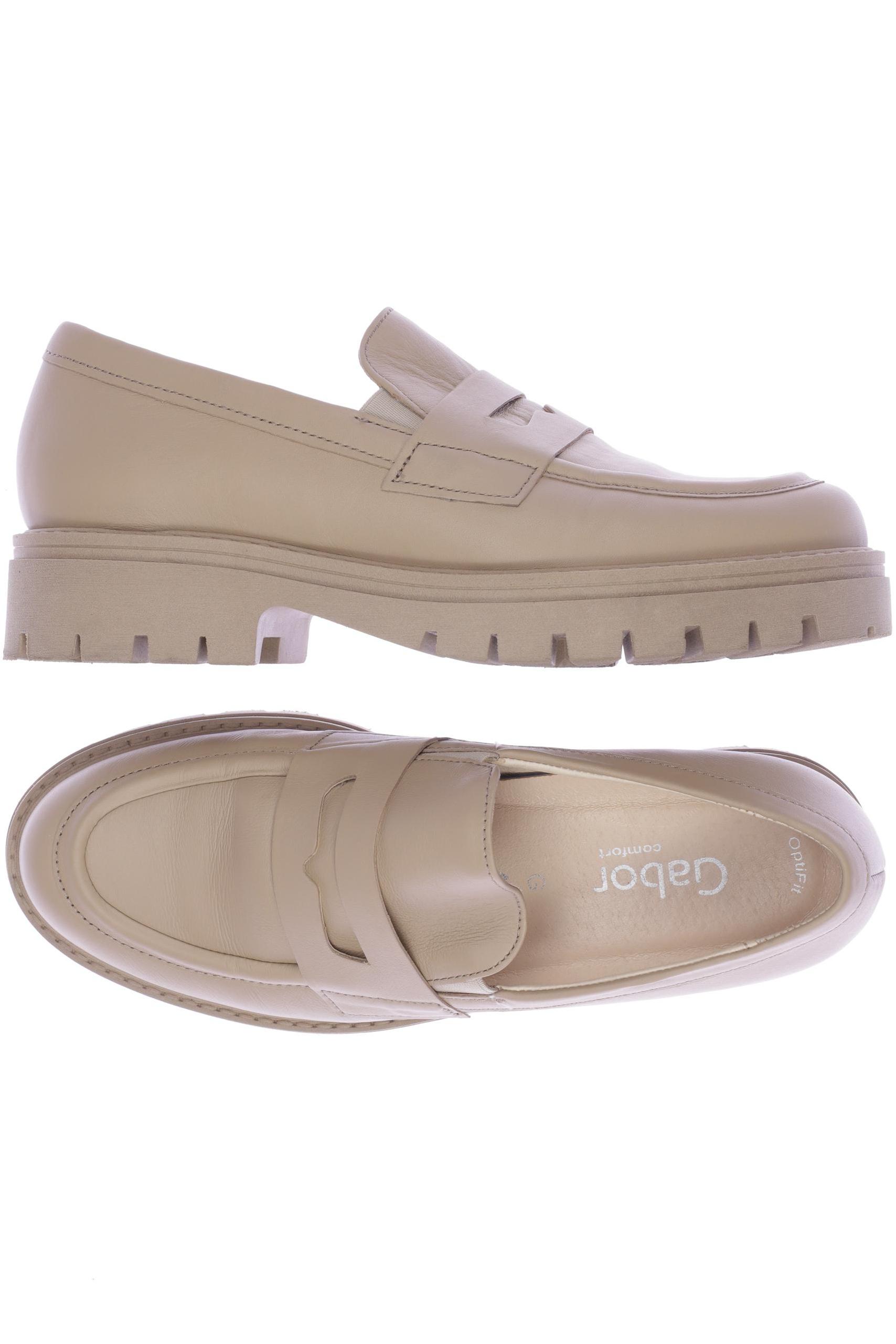 

Gabor Damen Halbschuh, beige, Gr. 4.5