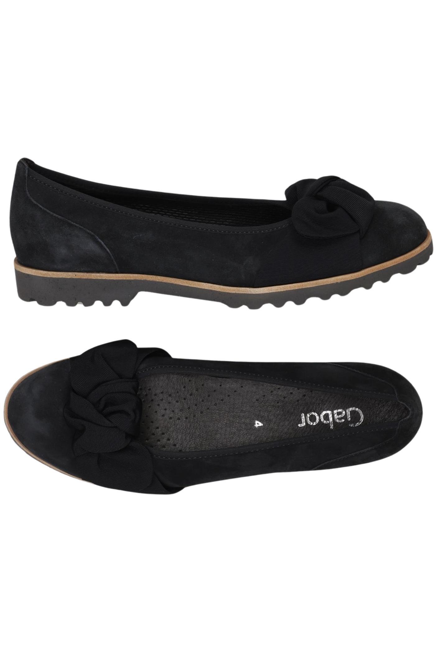 

Gabor Damen Halbschuh, schwarz, Gr. 4