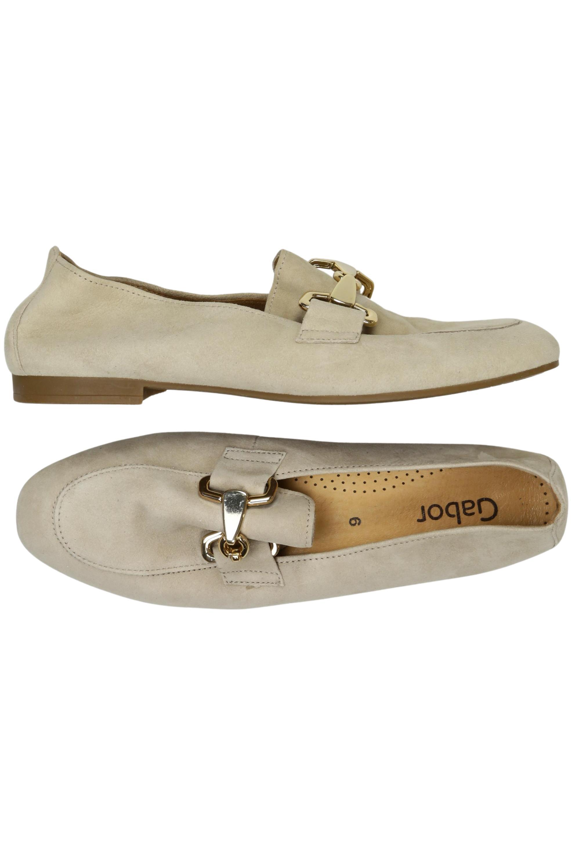 

Gabor Damen Halbschuh, beige, Gr. 6