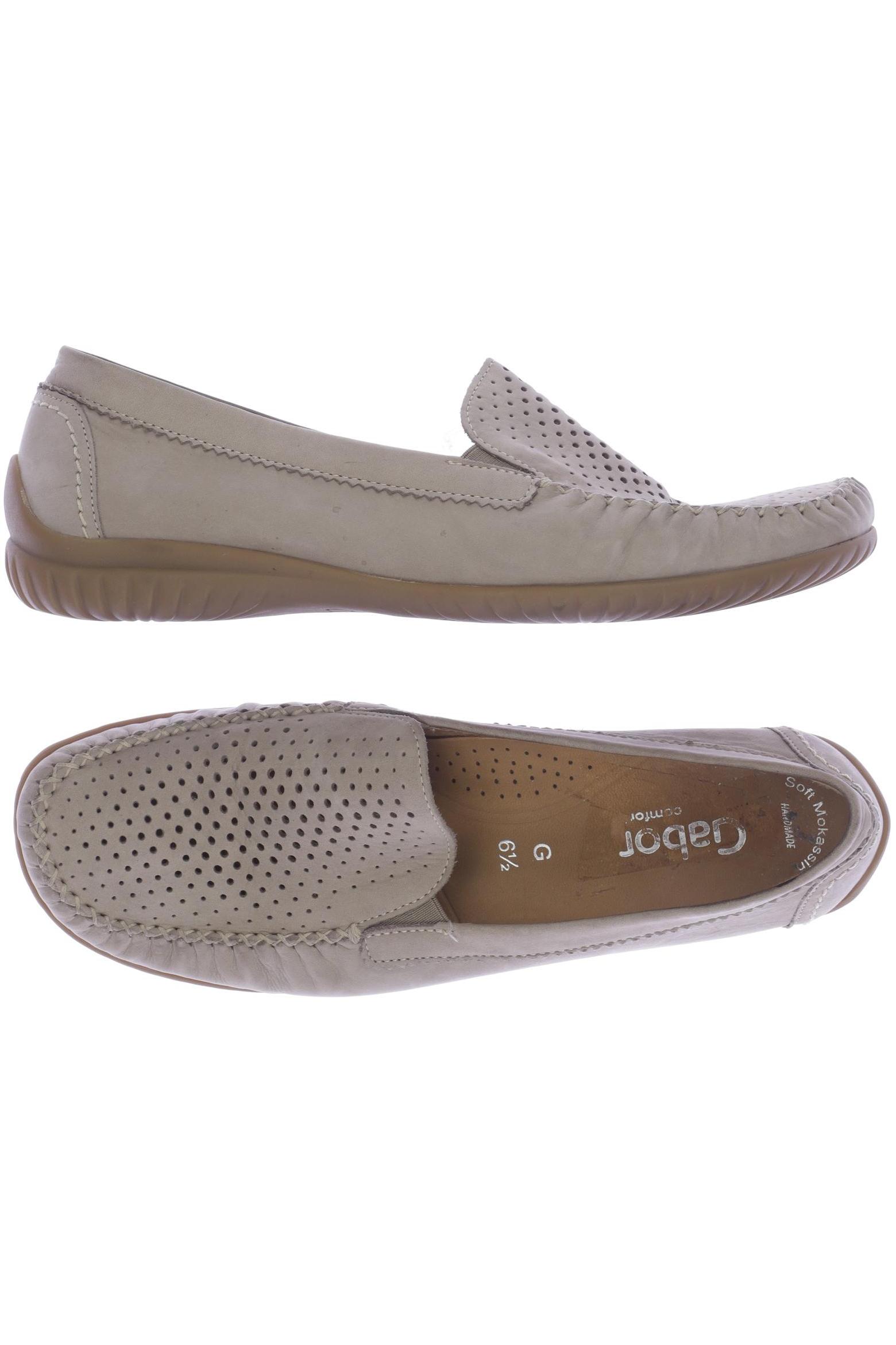 

Gabor Damen Halbschuh, beige, Gr. 6.5