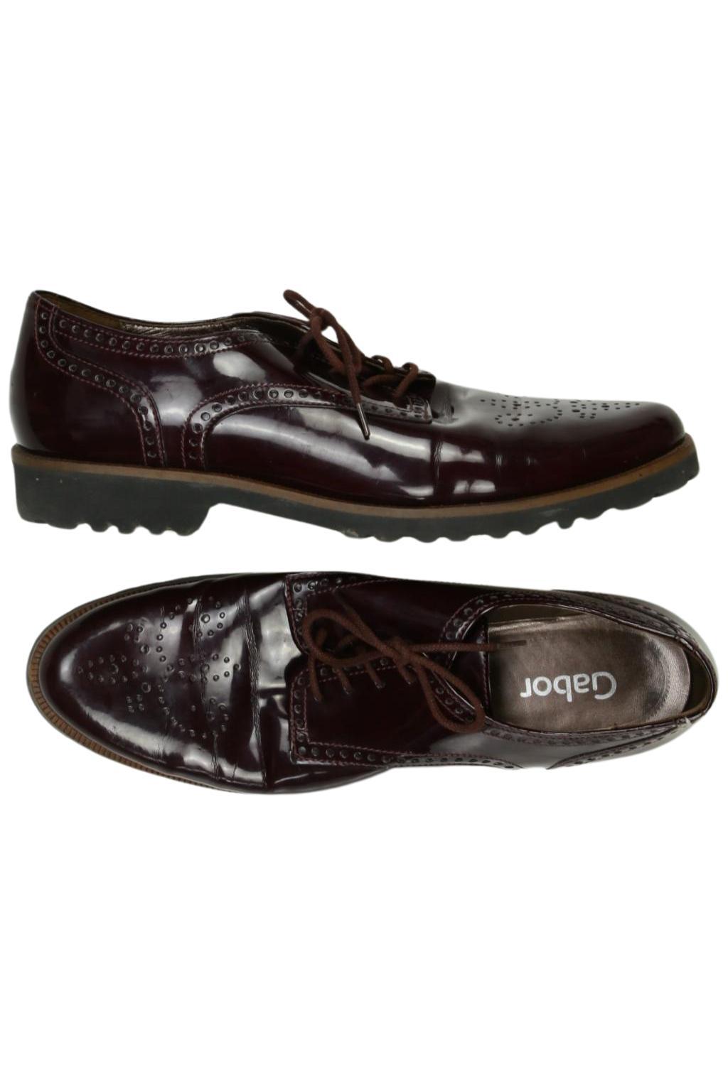 

Gabor Damen Halbschuh, bordeaux, Gr. 7.5