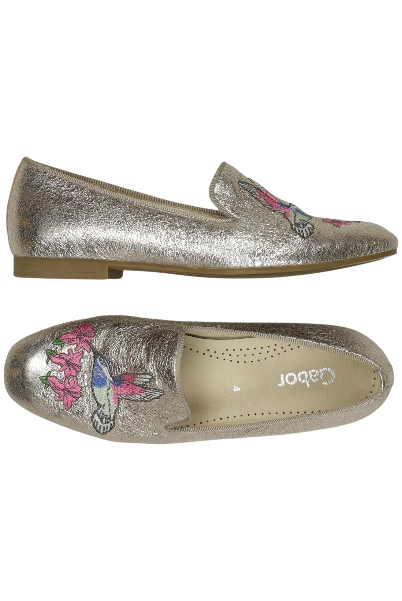 

Gabor Damen Halbschuh, silber, Gr. 4