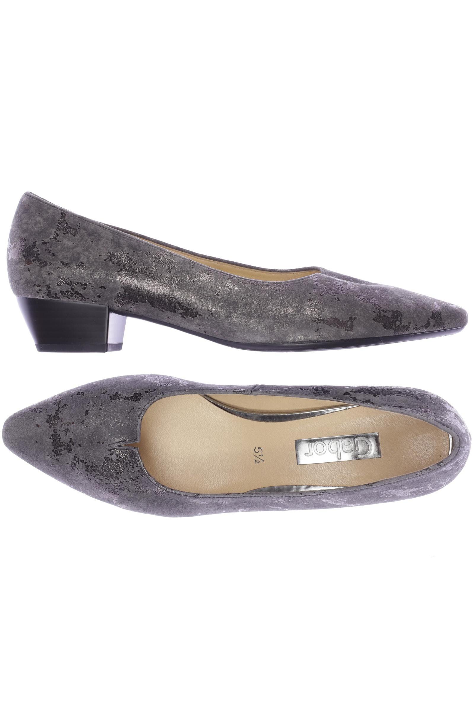 

Gabor Damen Halbschuh, grau, Gr. 5.5