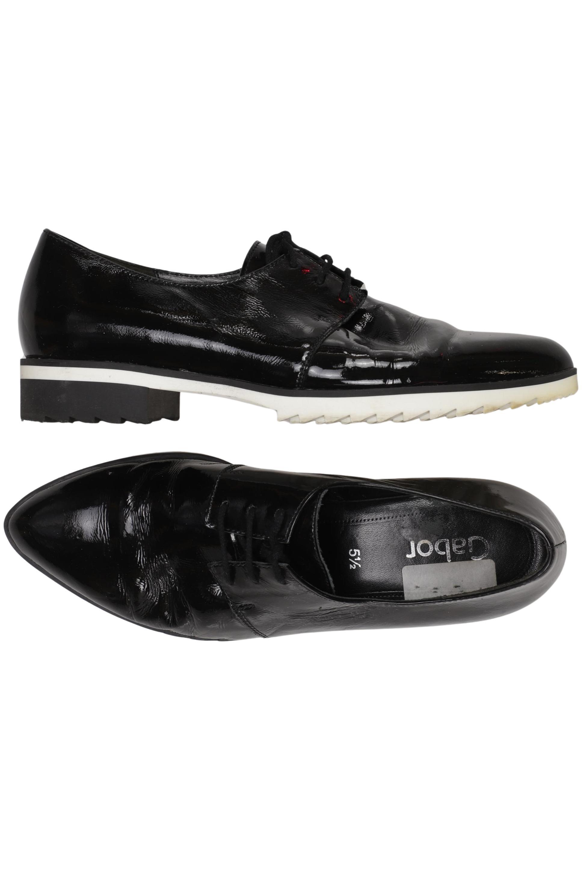 

Gabor Damen Halbschuh, schwarz, Gr. 5.5