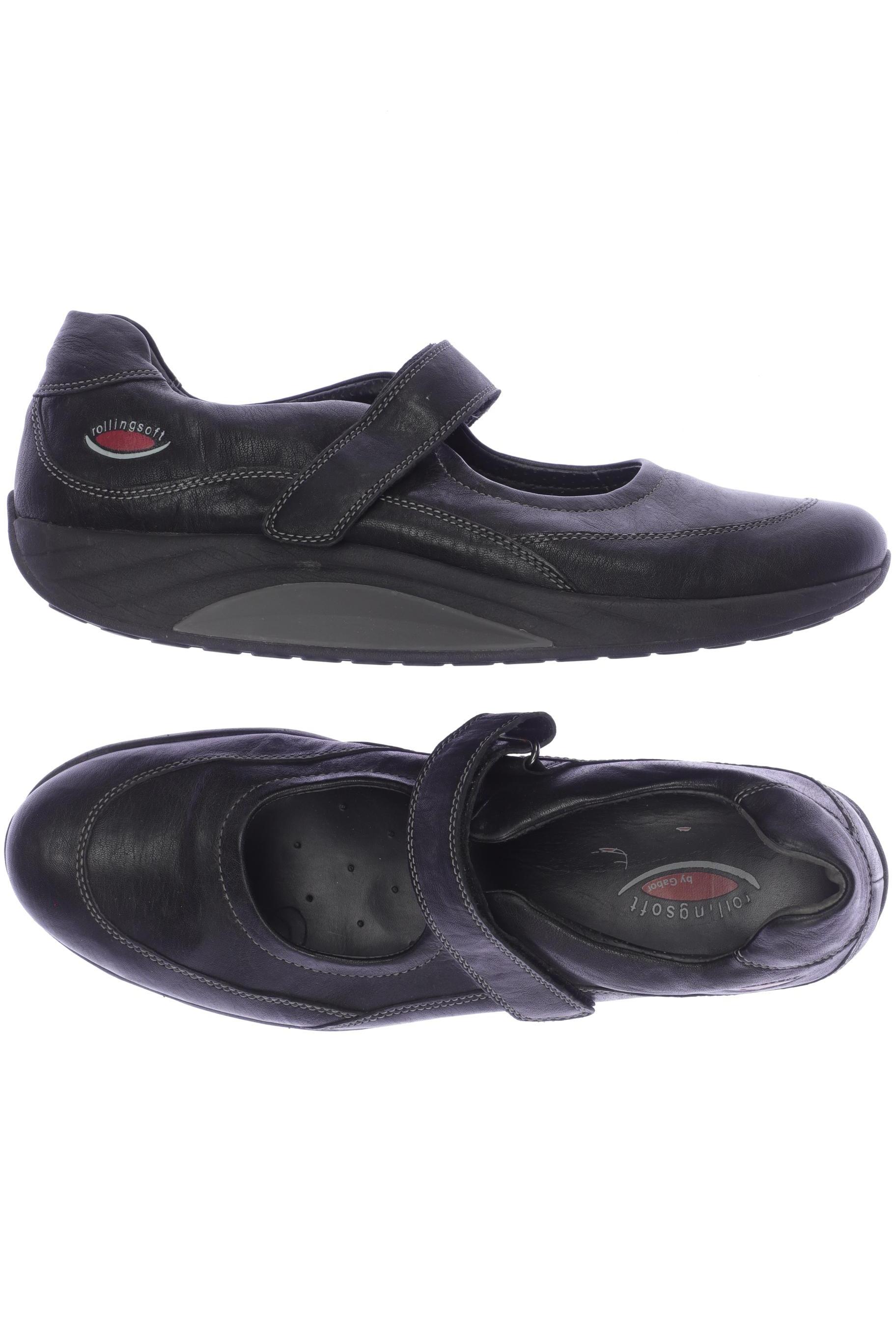 

Gabor Damen Halbschuh, schwarz, Gr. 9.5