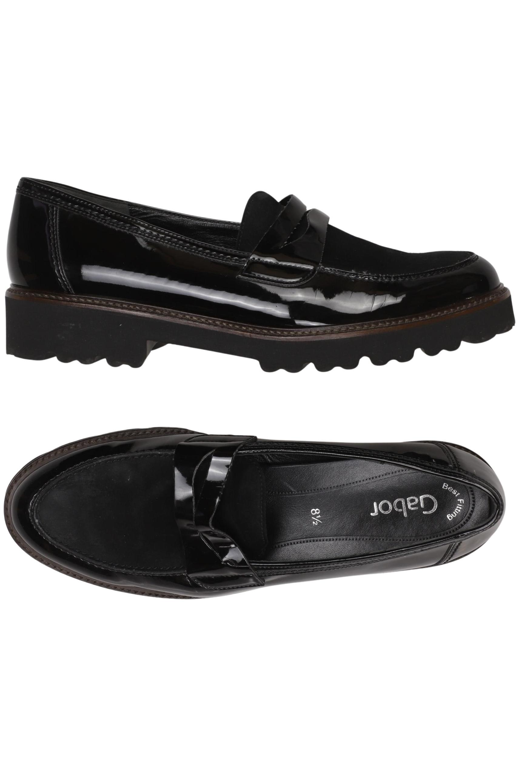 

Gabor Damen Halbschuh, schwarz, Gr. 8.5