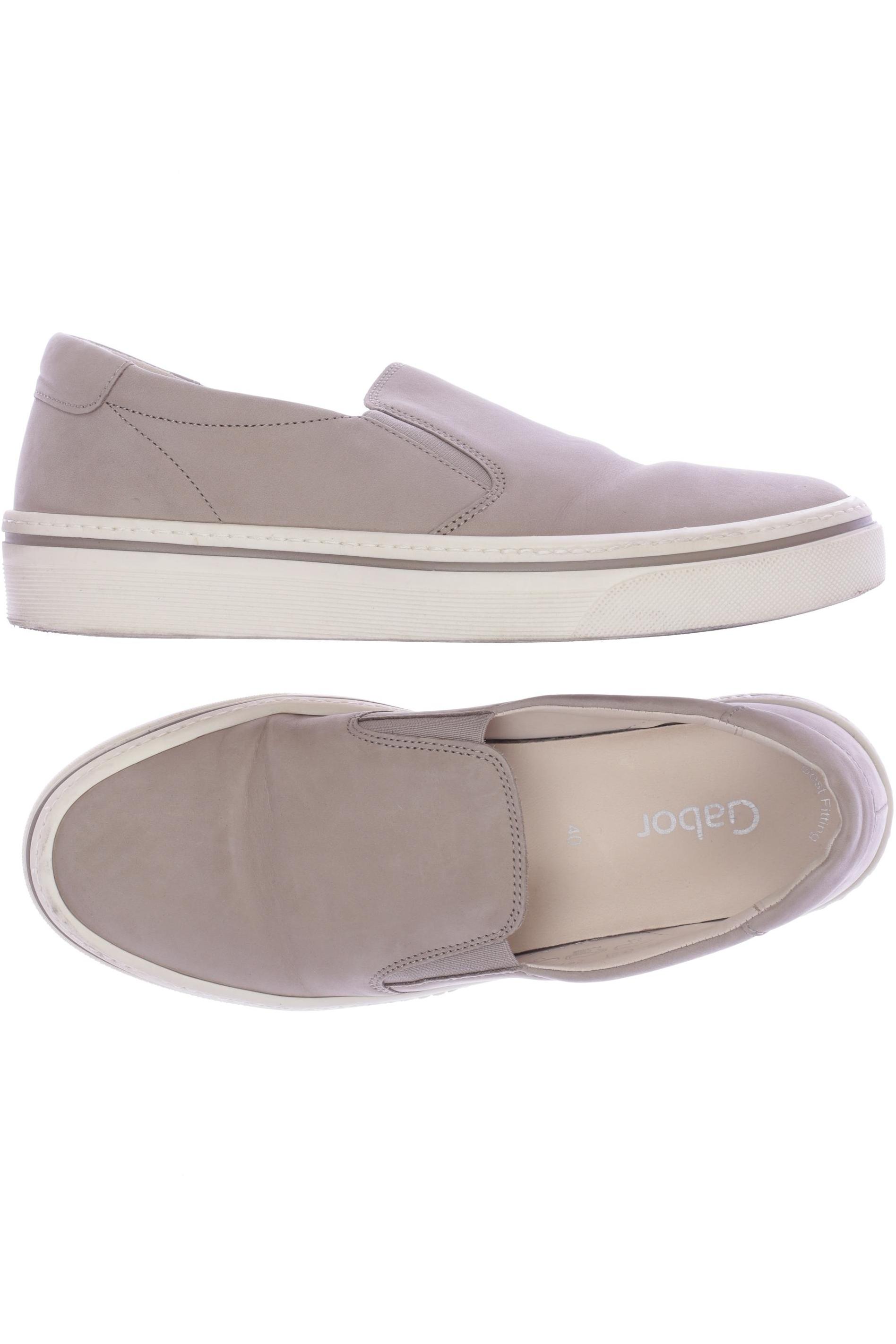 

Gabor Damen Halbschuh, beige, Gr. 40