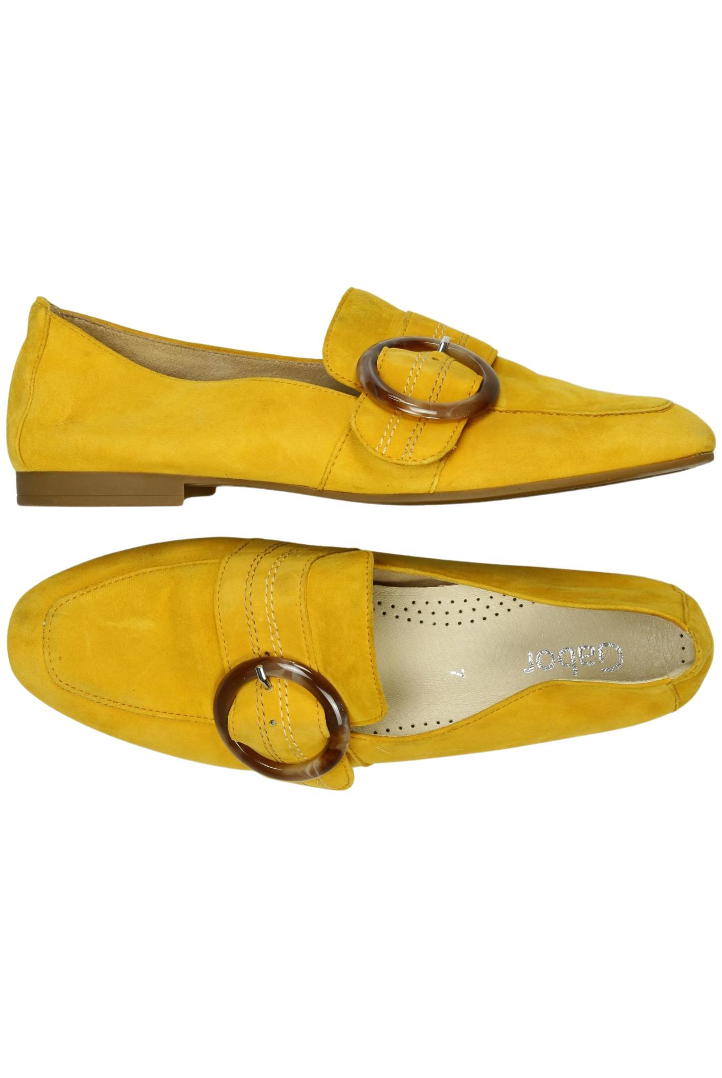 

Gabor Damen Halbschuh, gelb, Gr. 7