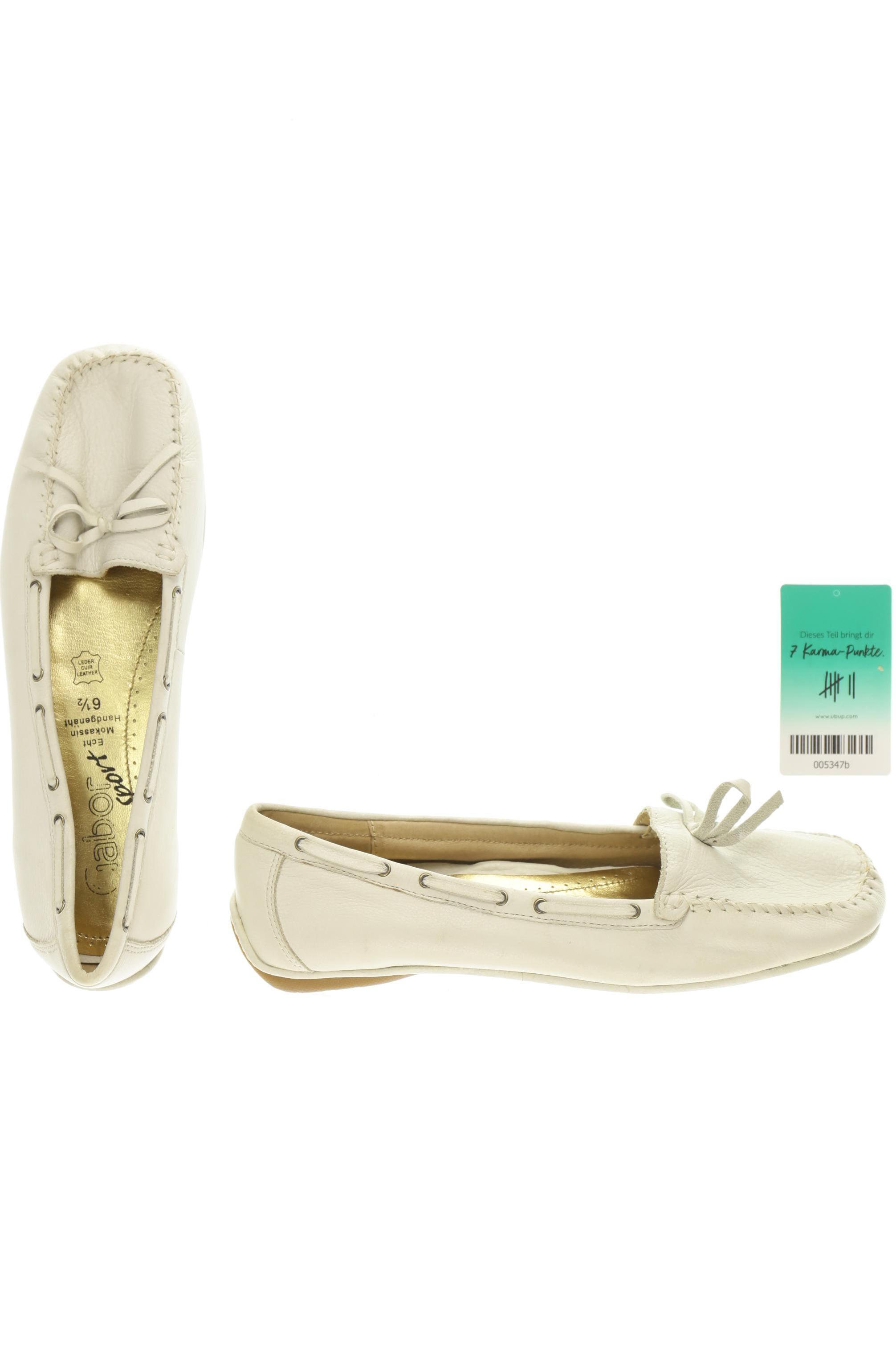 

Gabor Damen Halbschuh, cremeweiß, Gr. 6.5