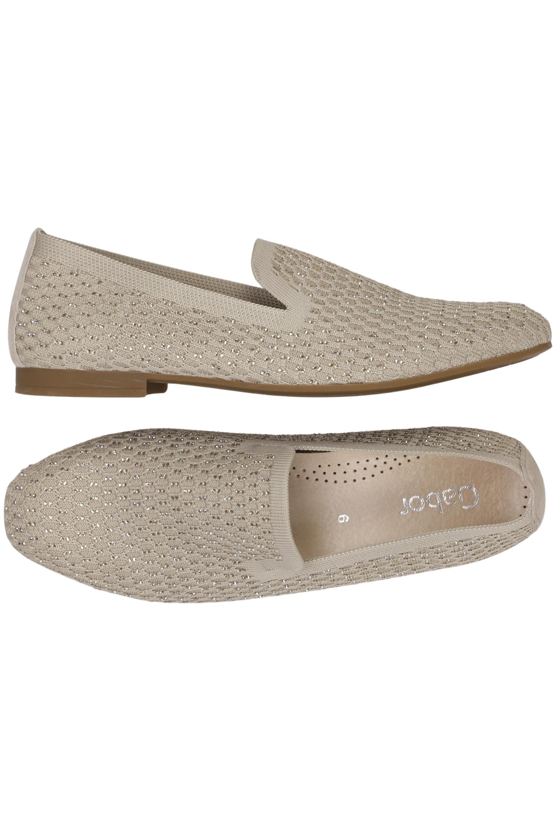 

Gabor Damen Halbschuh, beige, Gr. 6