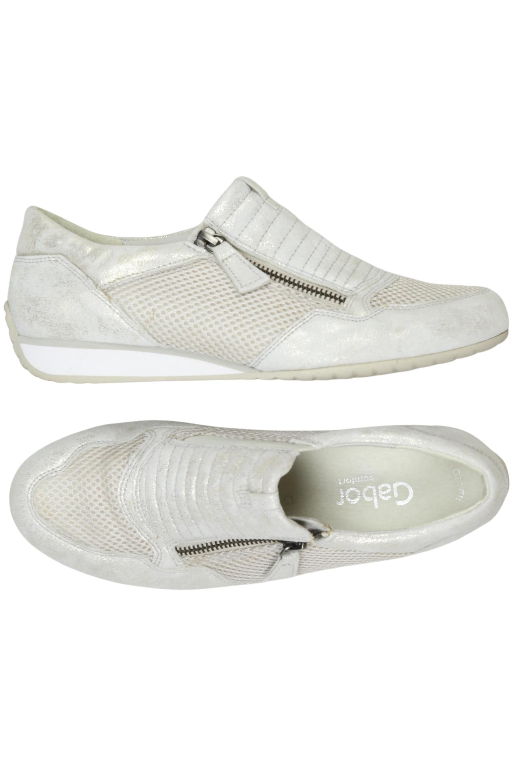 

Gabor Damen Halbschuh, cremeweiß, Gr. 5