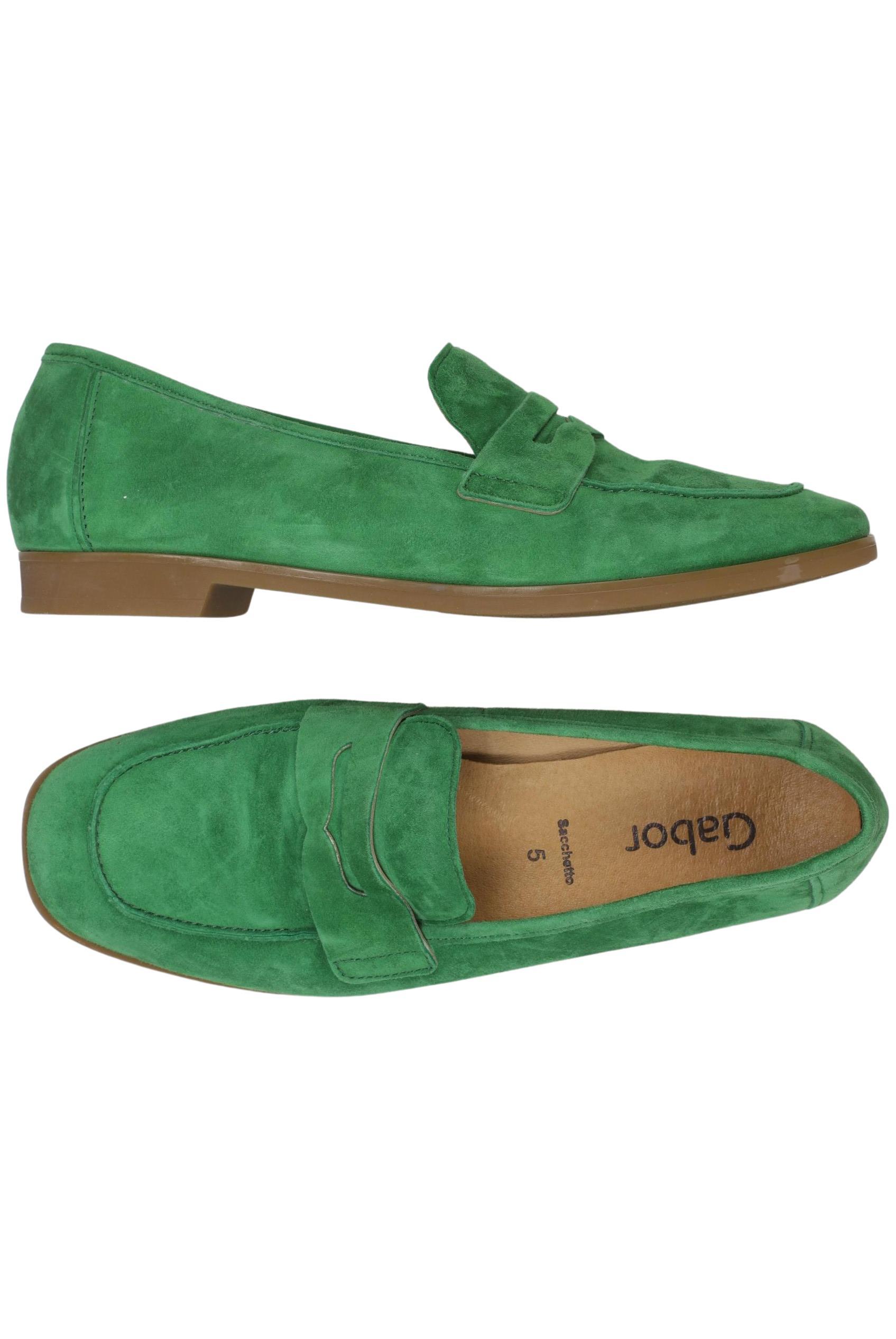 

Gabor Damen Halbschuh, grün, Gr. 5